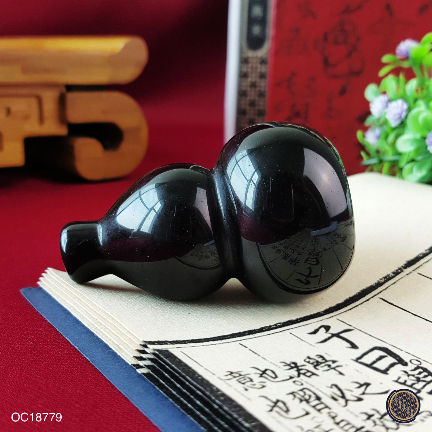 黑曜石葫芦 (6CM)