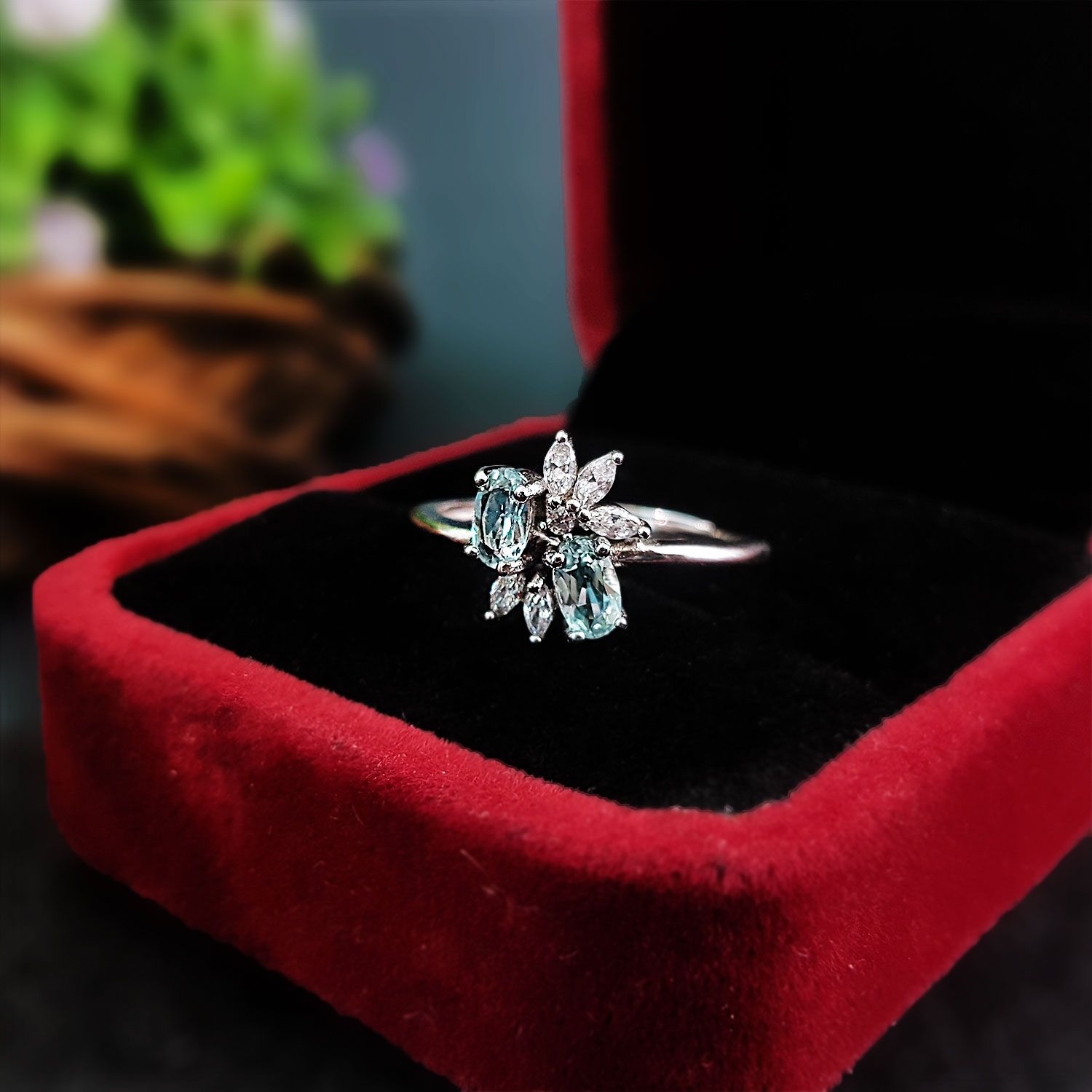 Aquamarine Ring