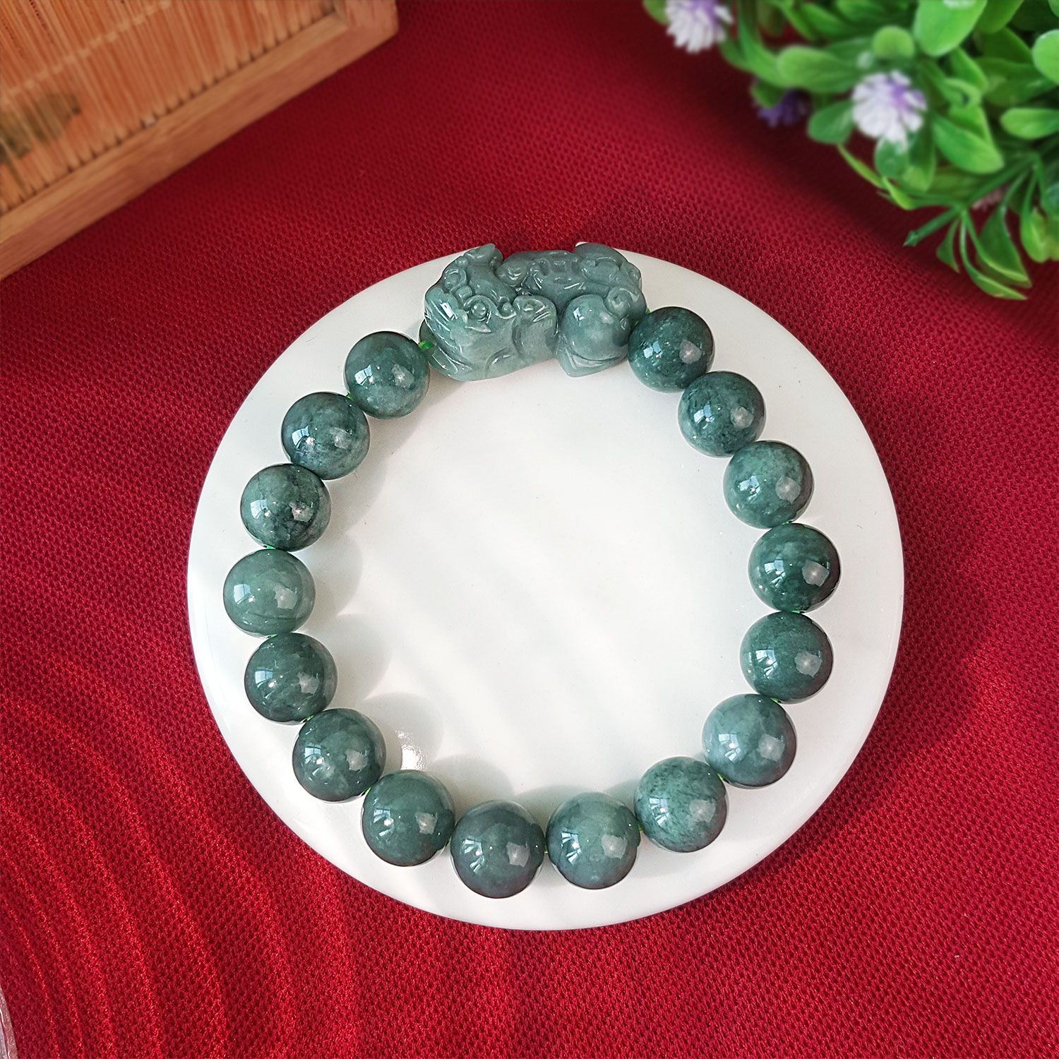 10mm Jade Stone PiXiu Bracelet