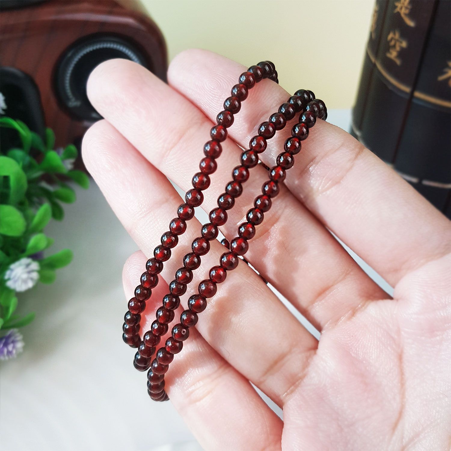 3-3.5mm 红石榴手串