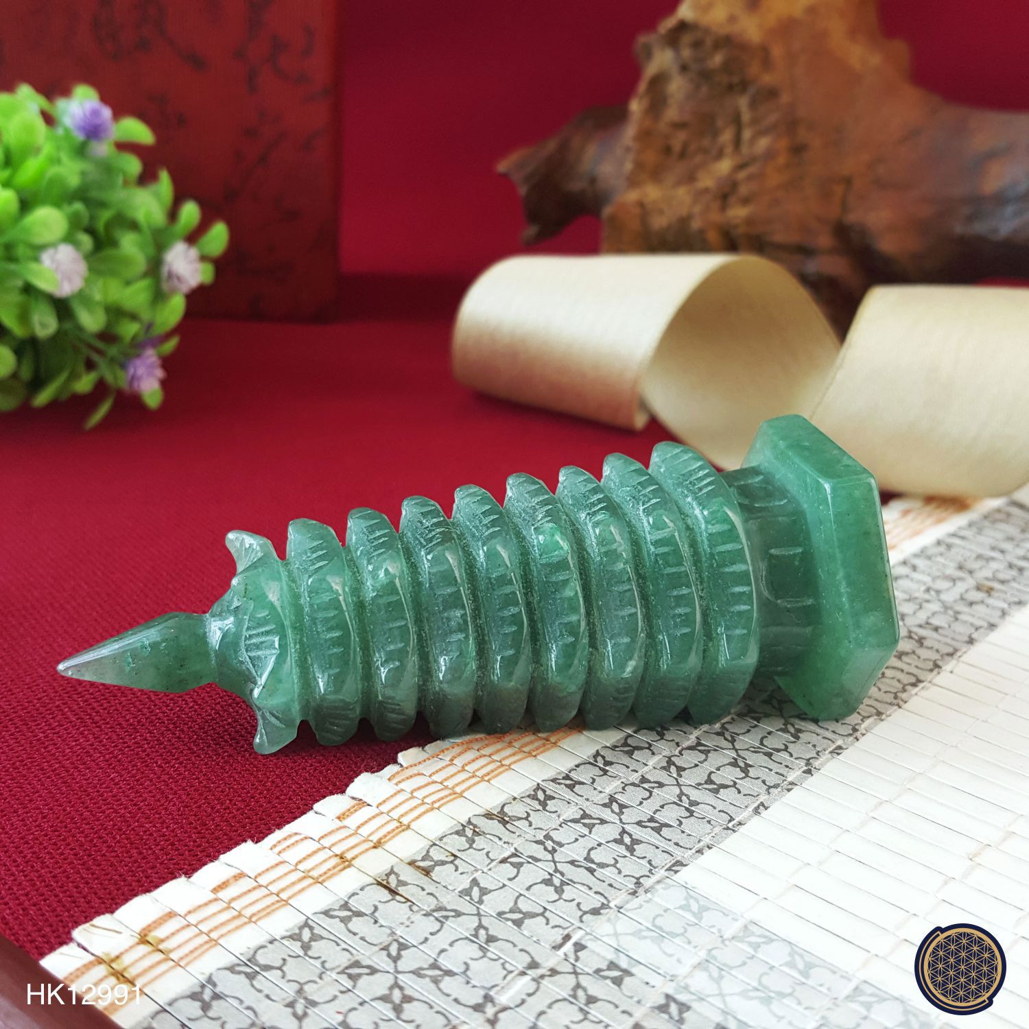 90mm 东陵玉文昌塔