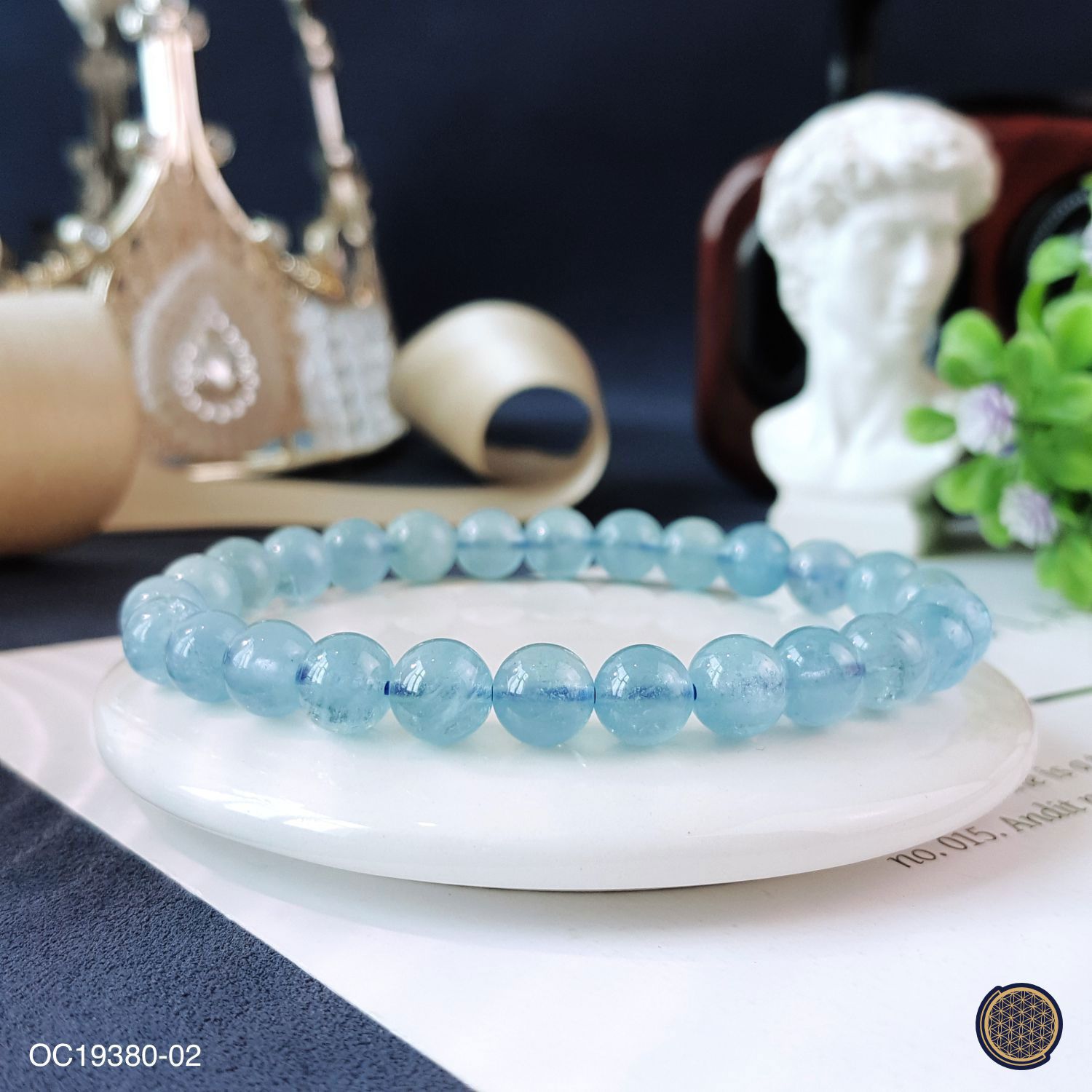 7-7.5mm Aquamarine Bracelet