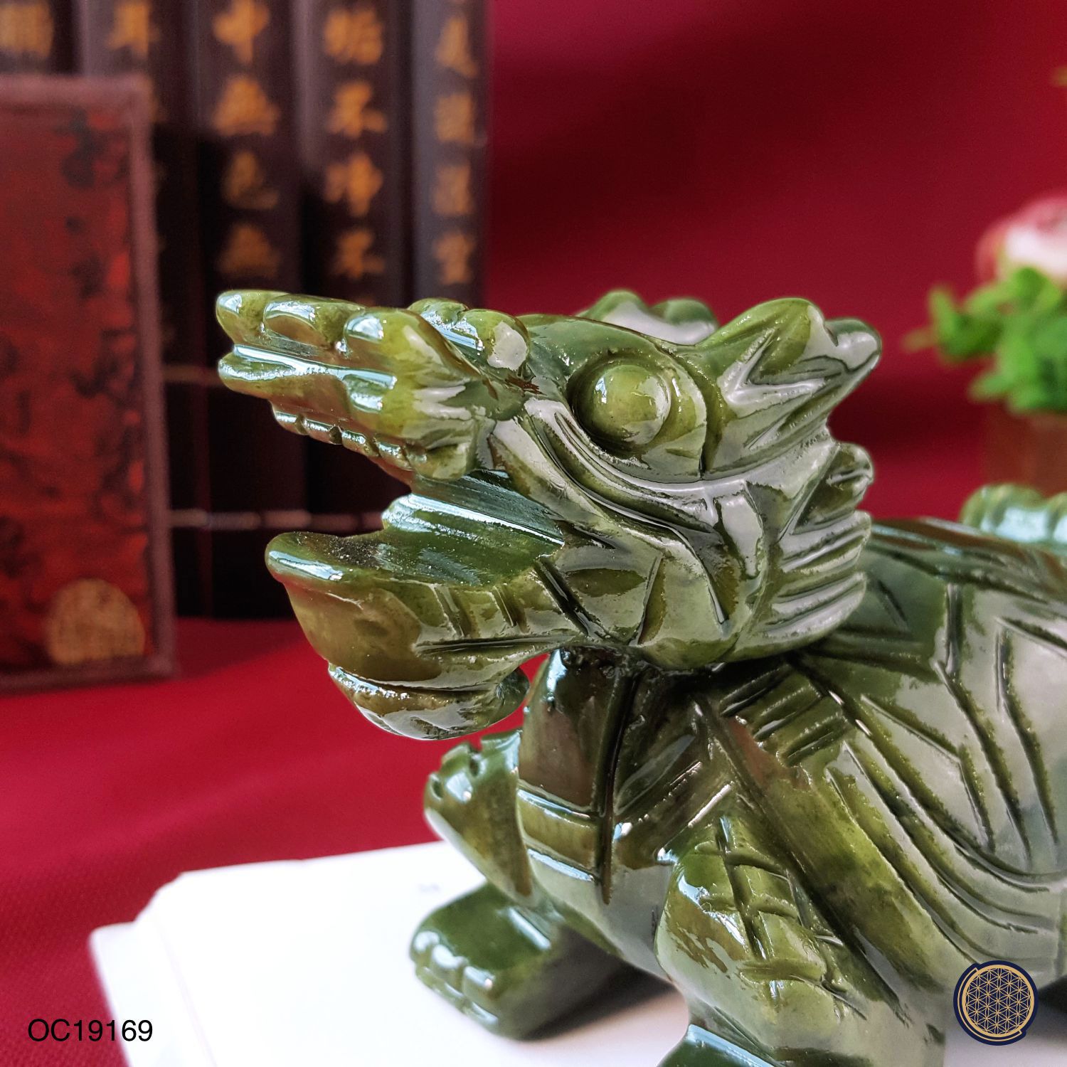 绿碧玉/青玉龙龟 (10CM)