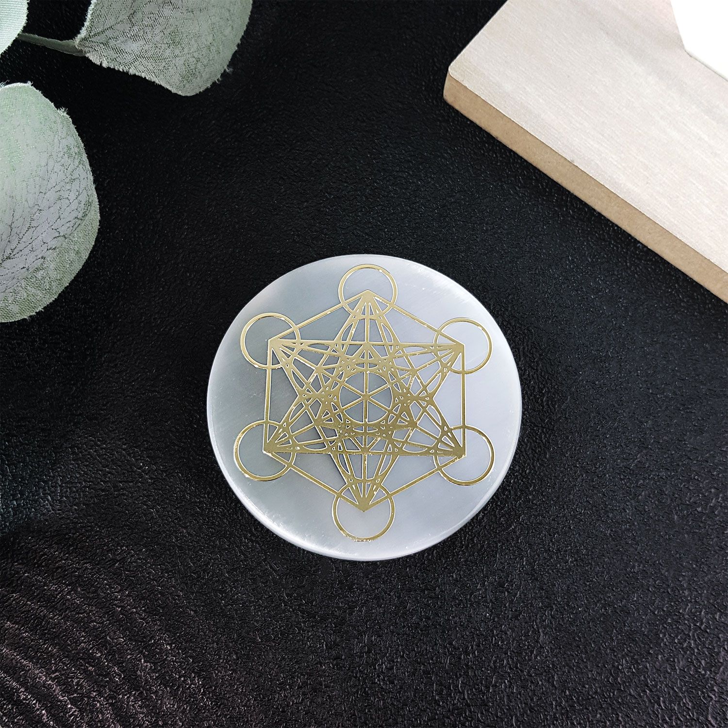 摩洛哥透石膏麦达昶立方能量垫座 (5CM)