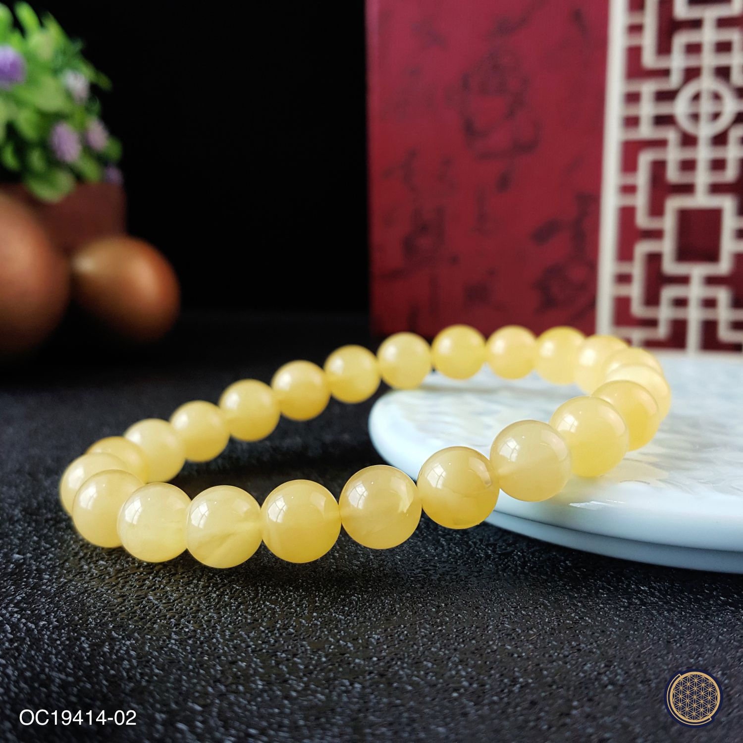 8mm 俄罗斯蜜蜡琥珀手链