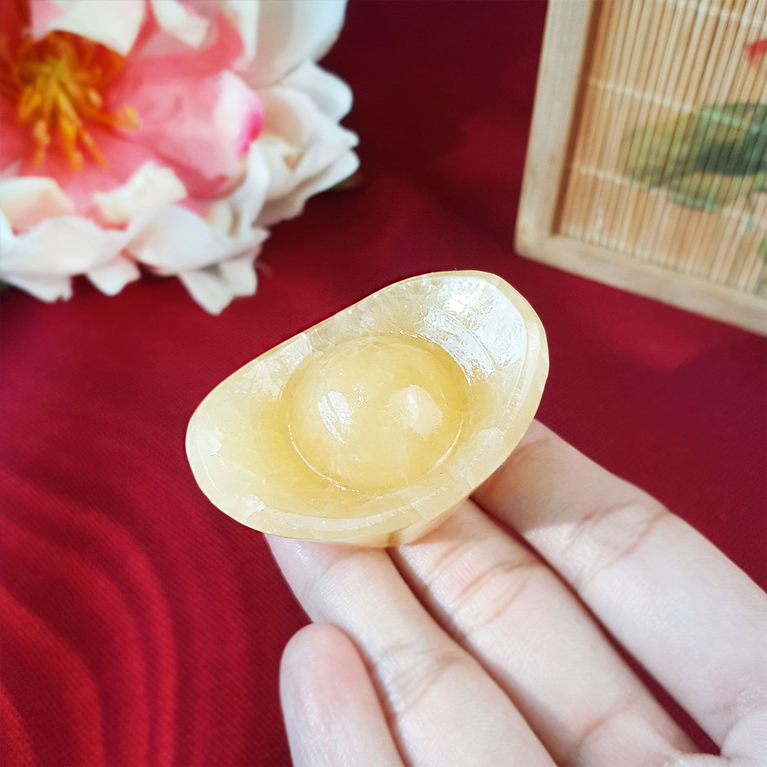 黄玉元宝 (4CM)