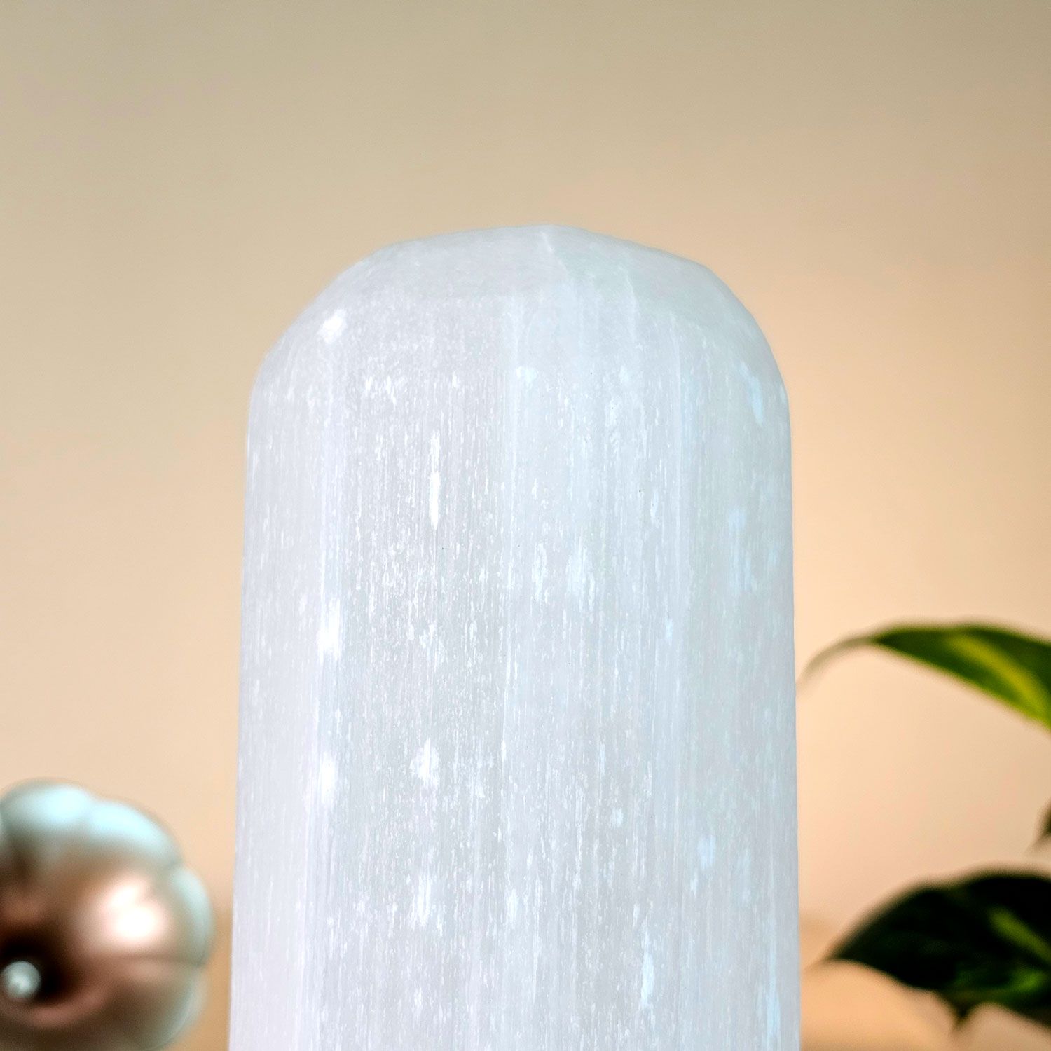 摩洛哥透石膏柱形搭配灯座(25CM)