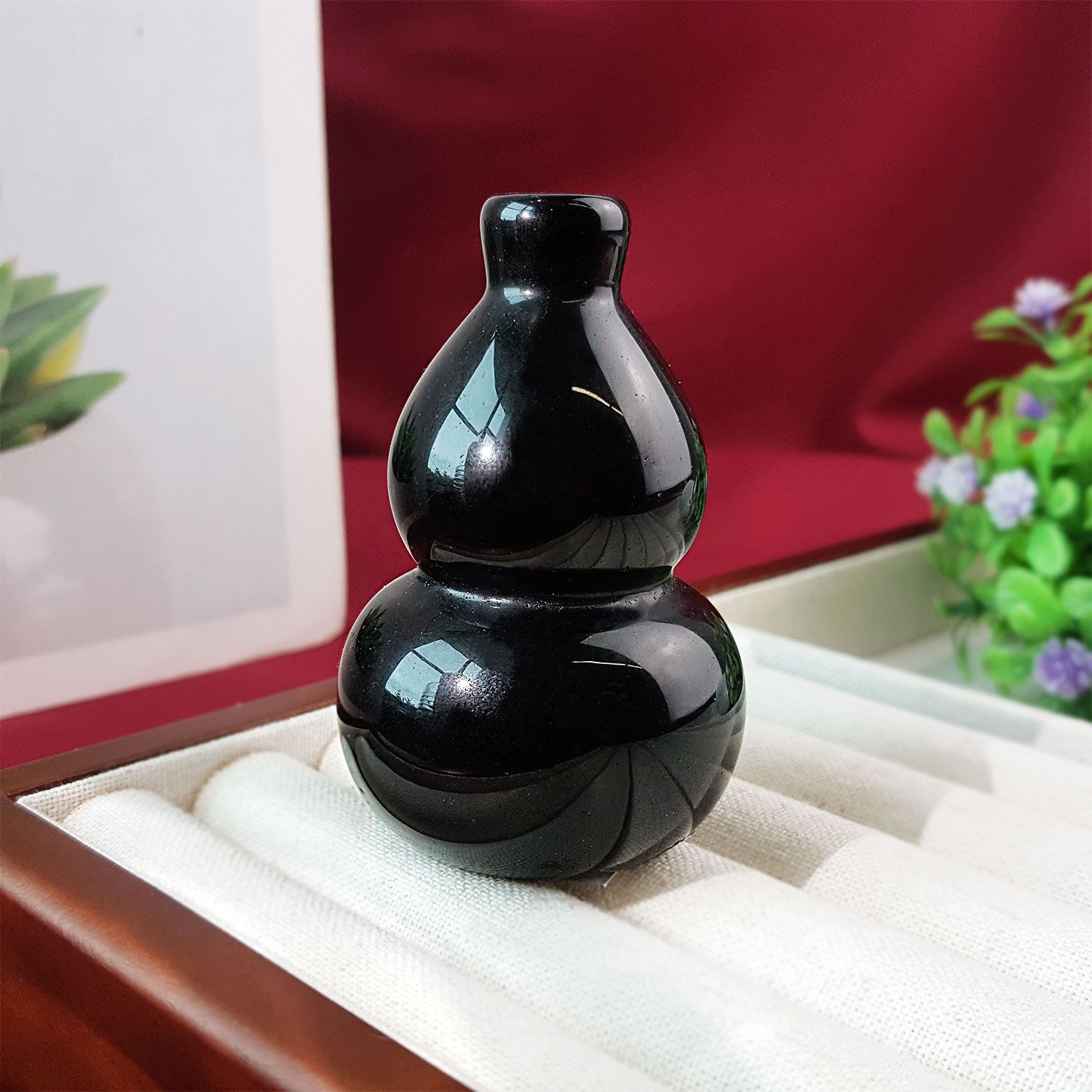 黑曜石葫芦 (6CM)
