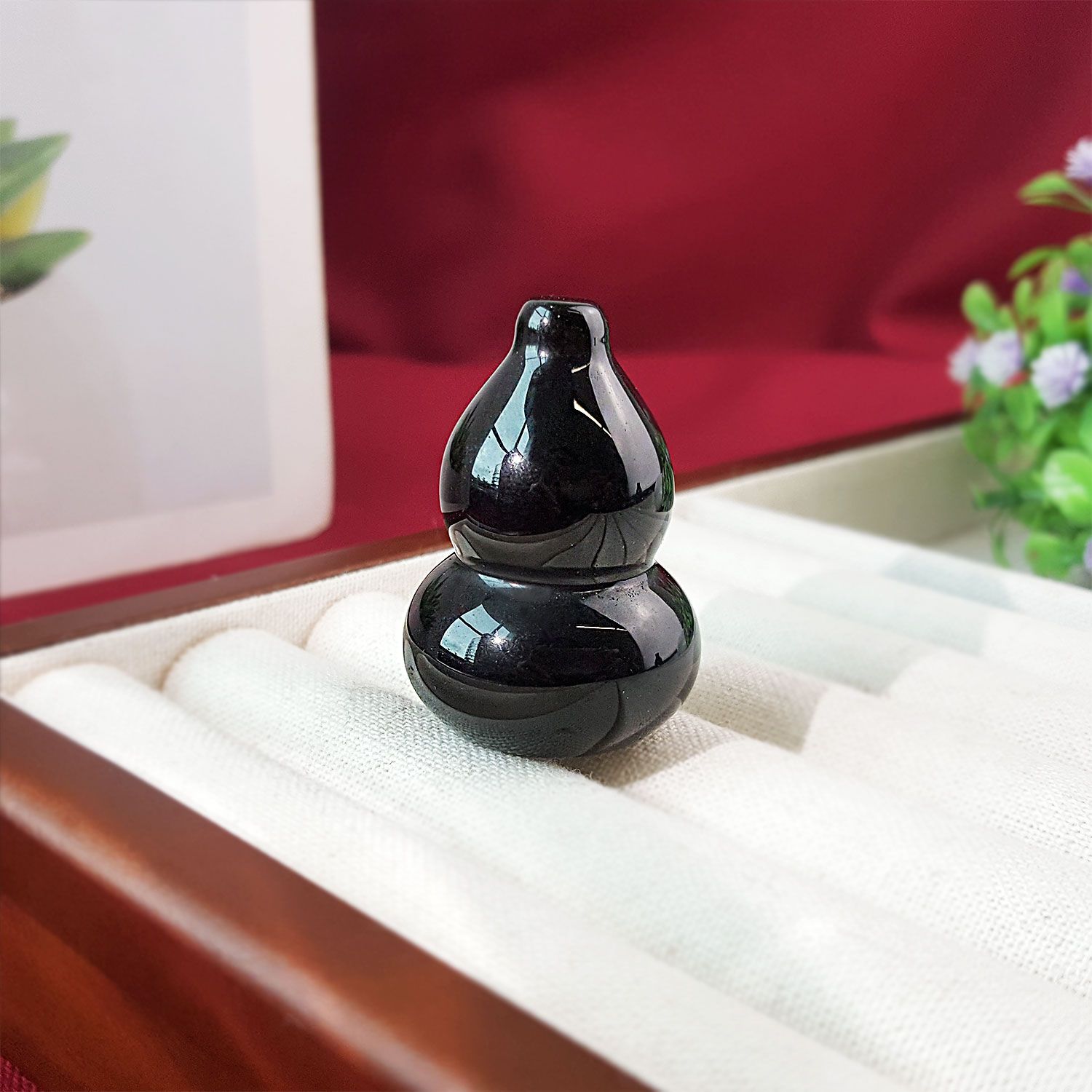 黑曜石葫芦 (4CM)