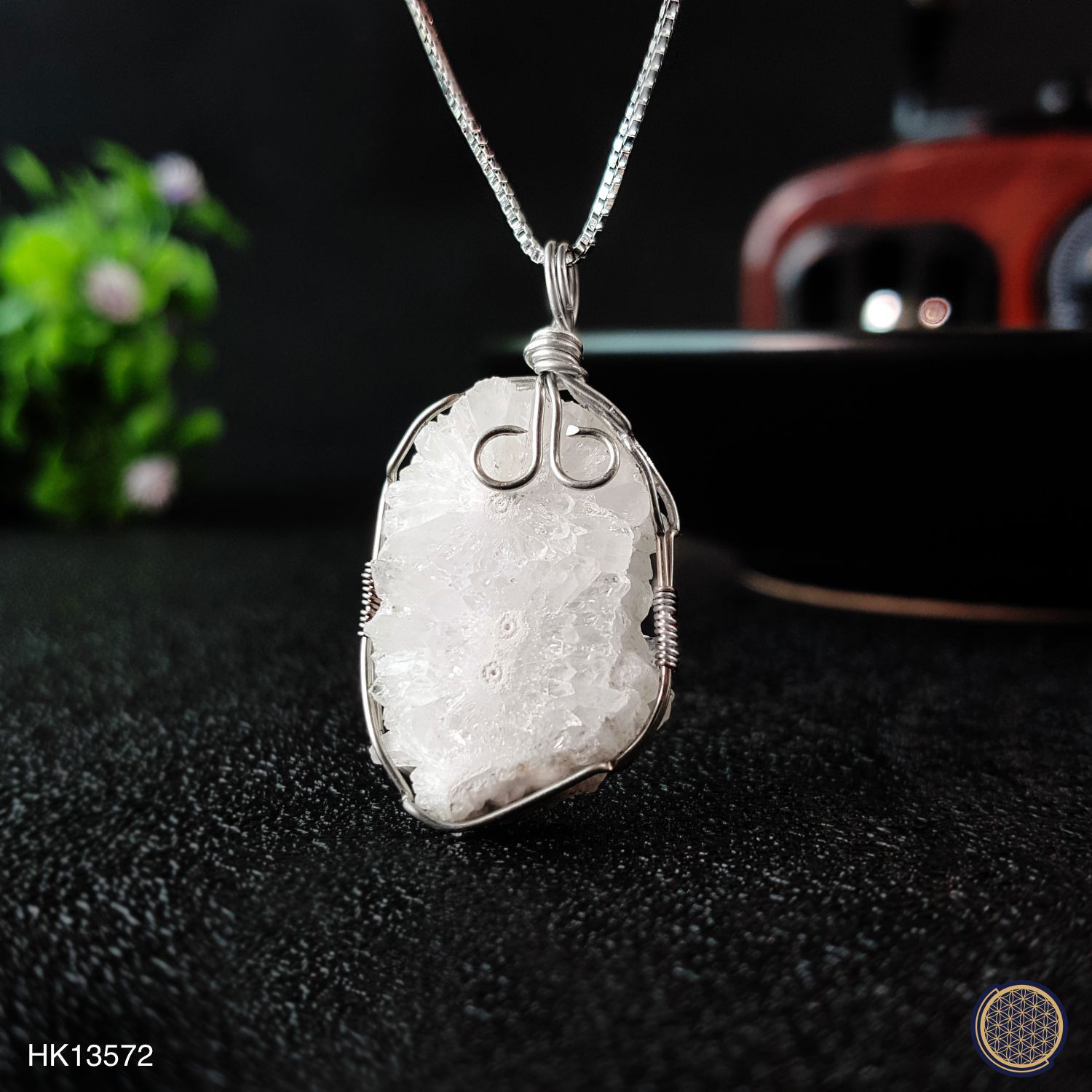 18mm x 33mm Clear Quartz Stalactite Pendant