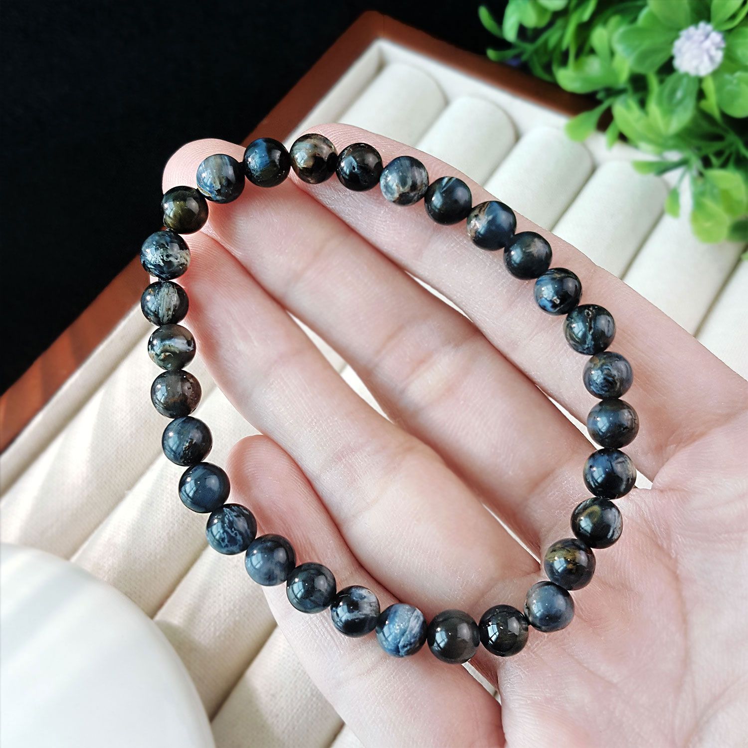 6-6.5mm 彼得石手链