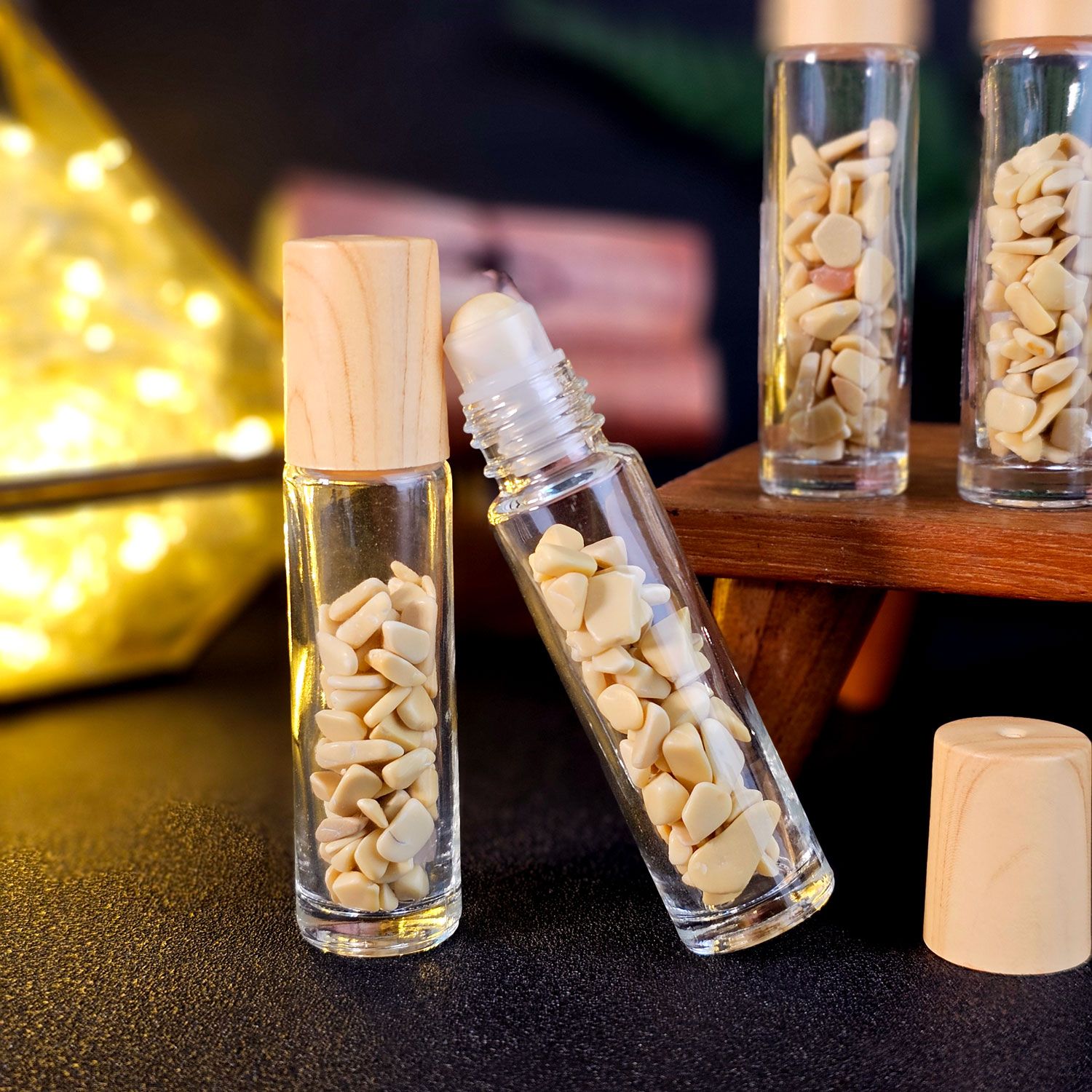 黄玉能量滚轮瓶