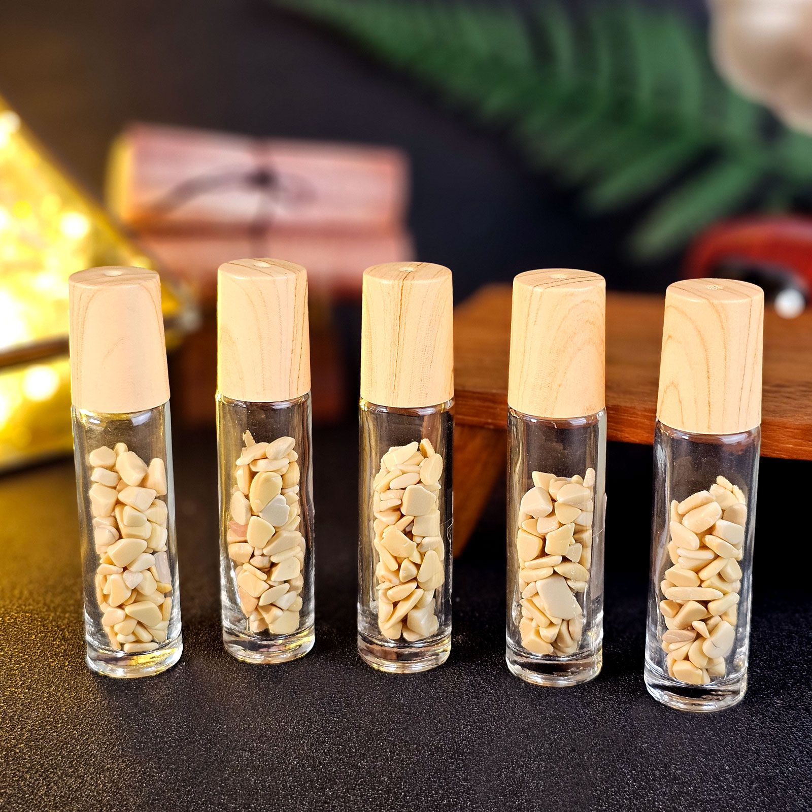 黄玉能量滚轮瓶