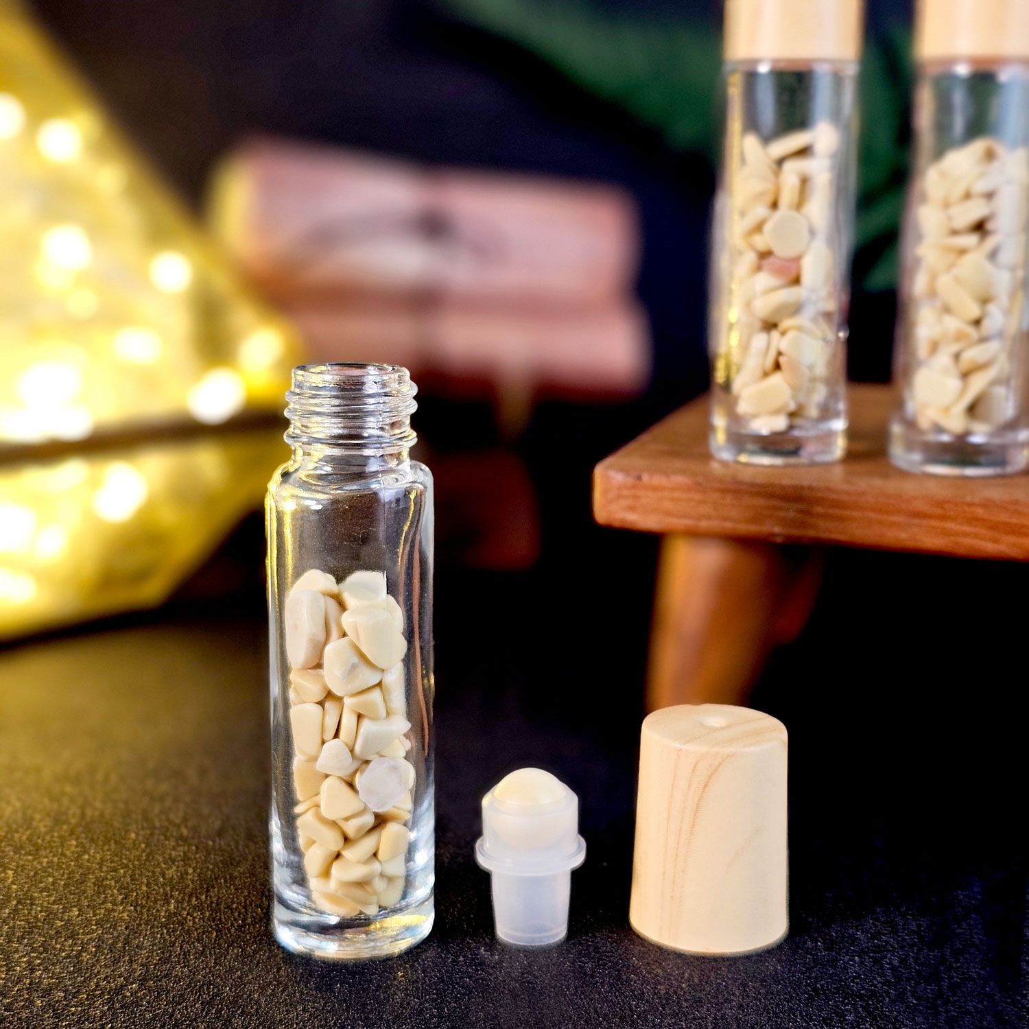 黄玉能量滚轮瓶