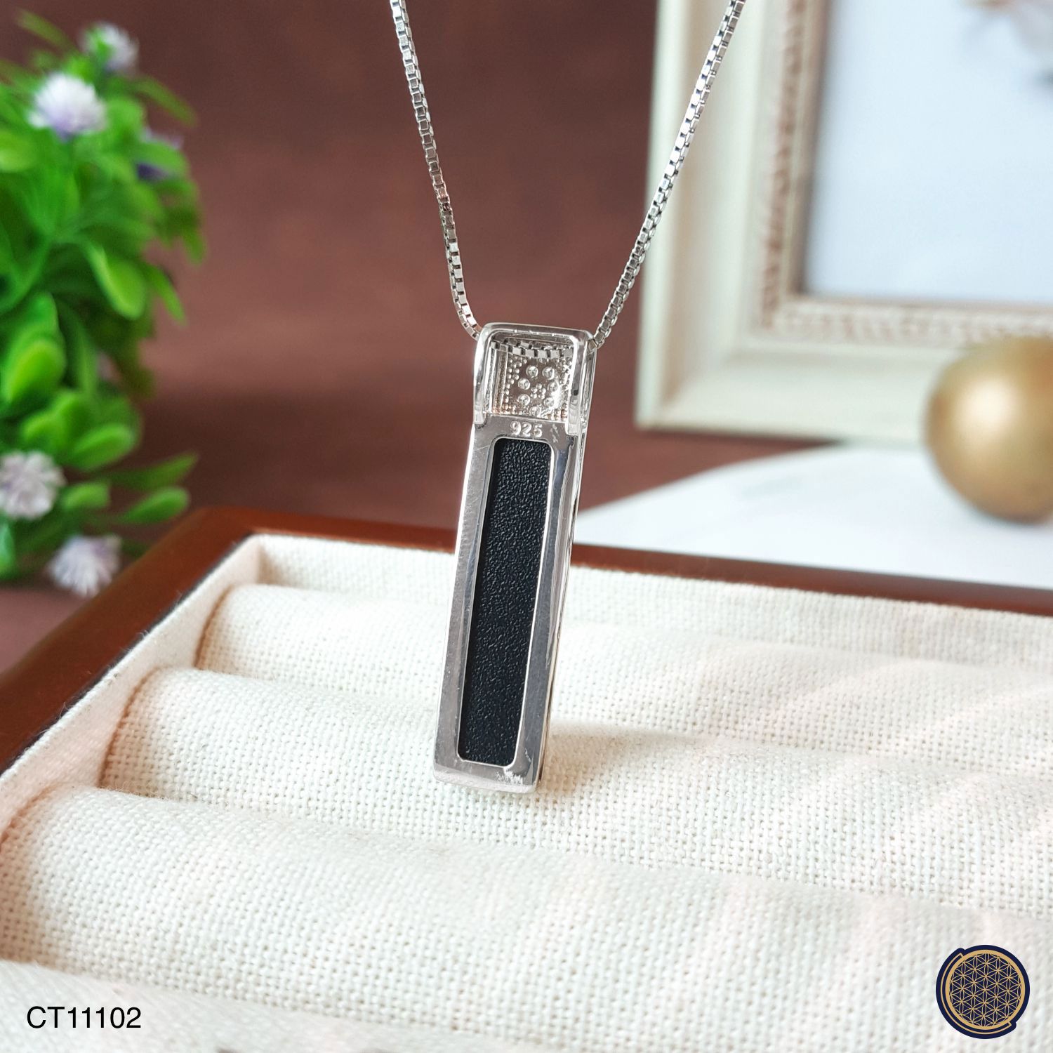 7mm x 27mm 加拿大斑彩一直发拼图吊坠