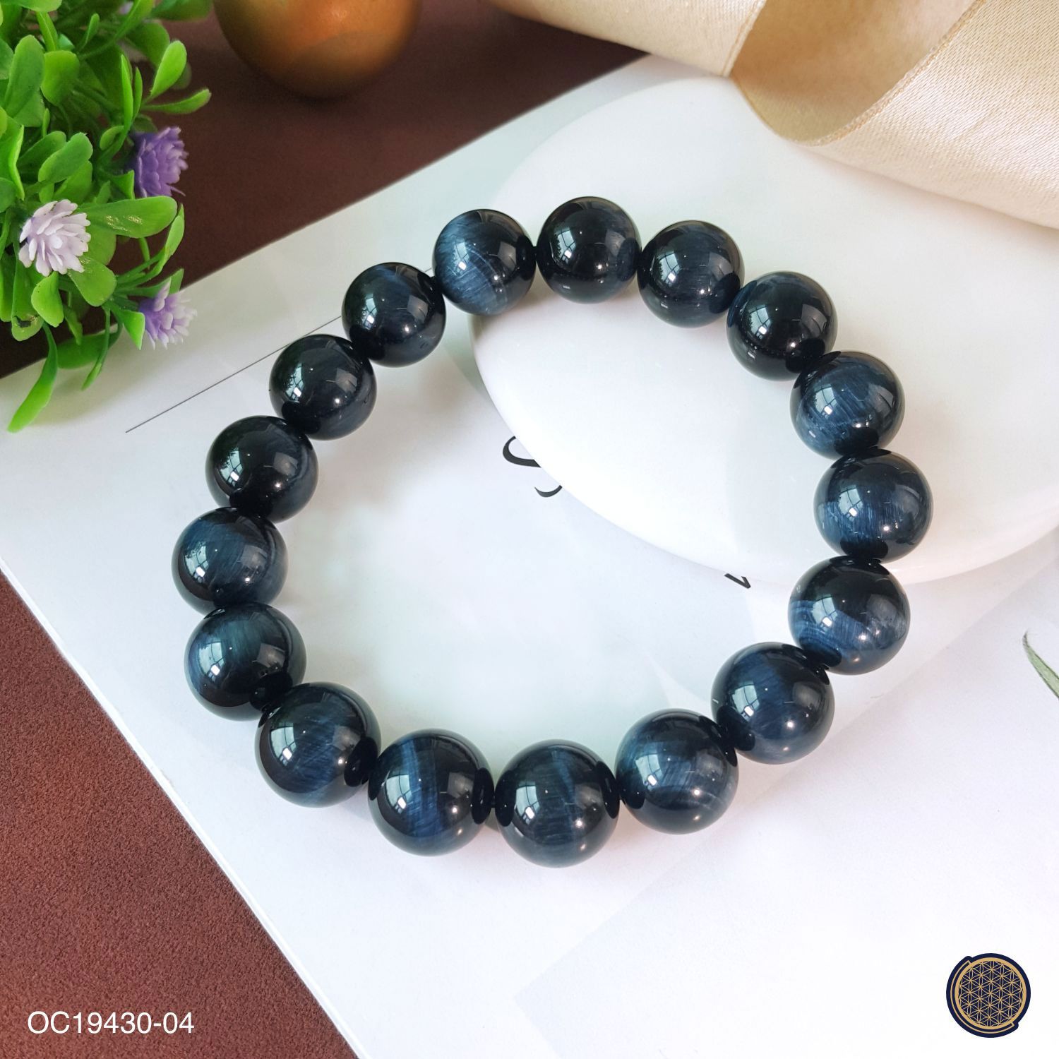 12-12.5mm 高级蓝虎眼手链