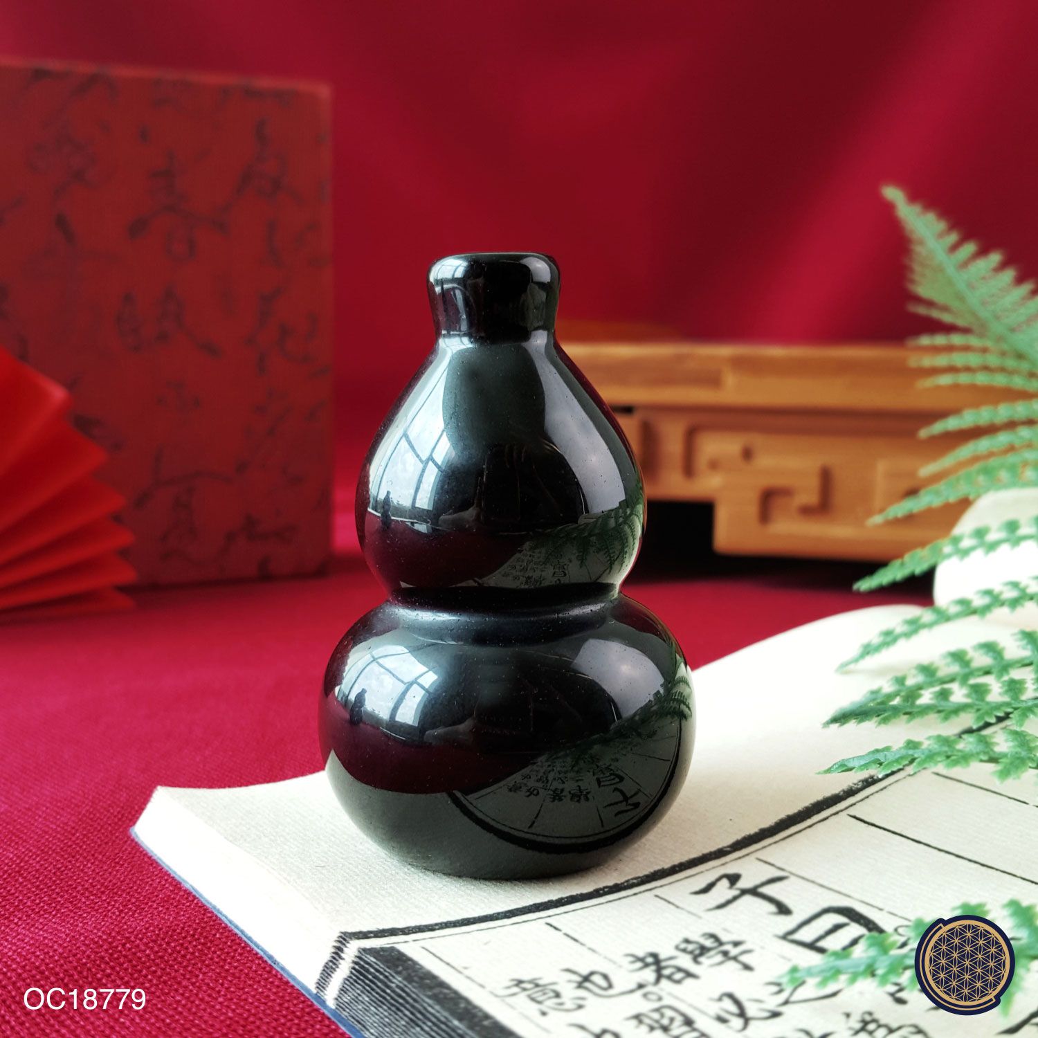 黑曜石葫芦 (6CM)