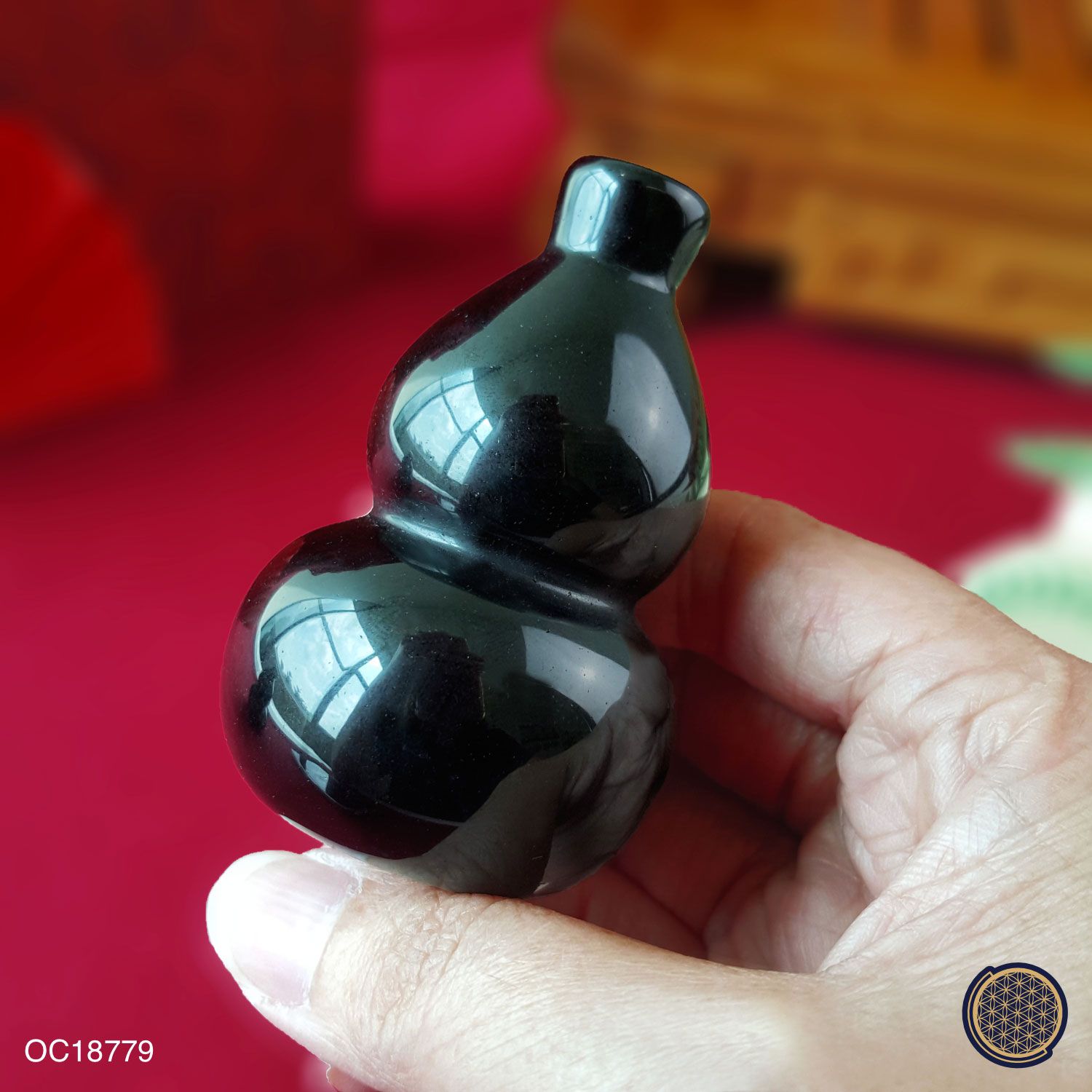 黑曜石葫芦 (6CM)