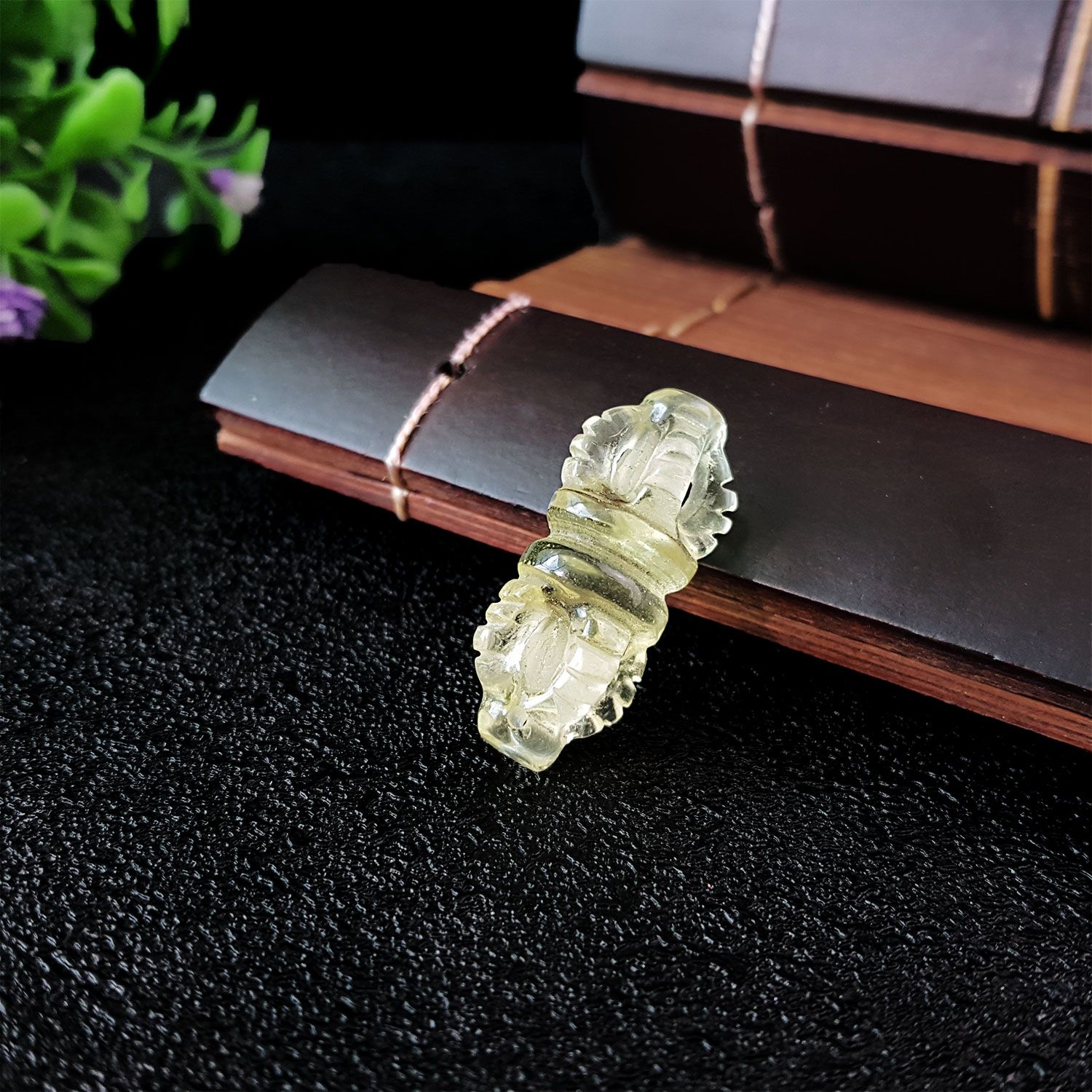 12mm x 26mm-27mm 柠檬黄晶双鼓金刚杵