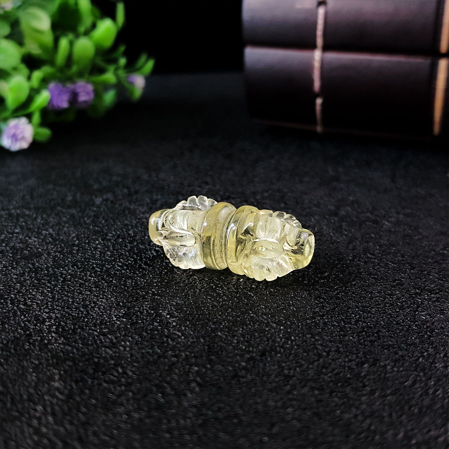 12mm x 26mm-27mm 柠檬黄晶双鼓金刚杵