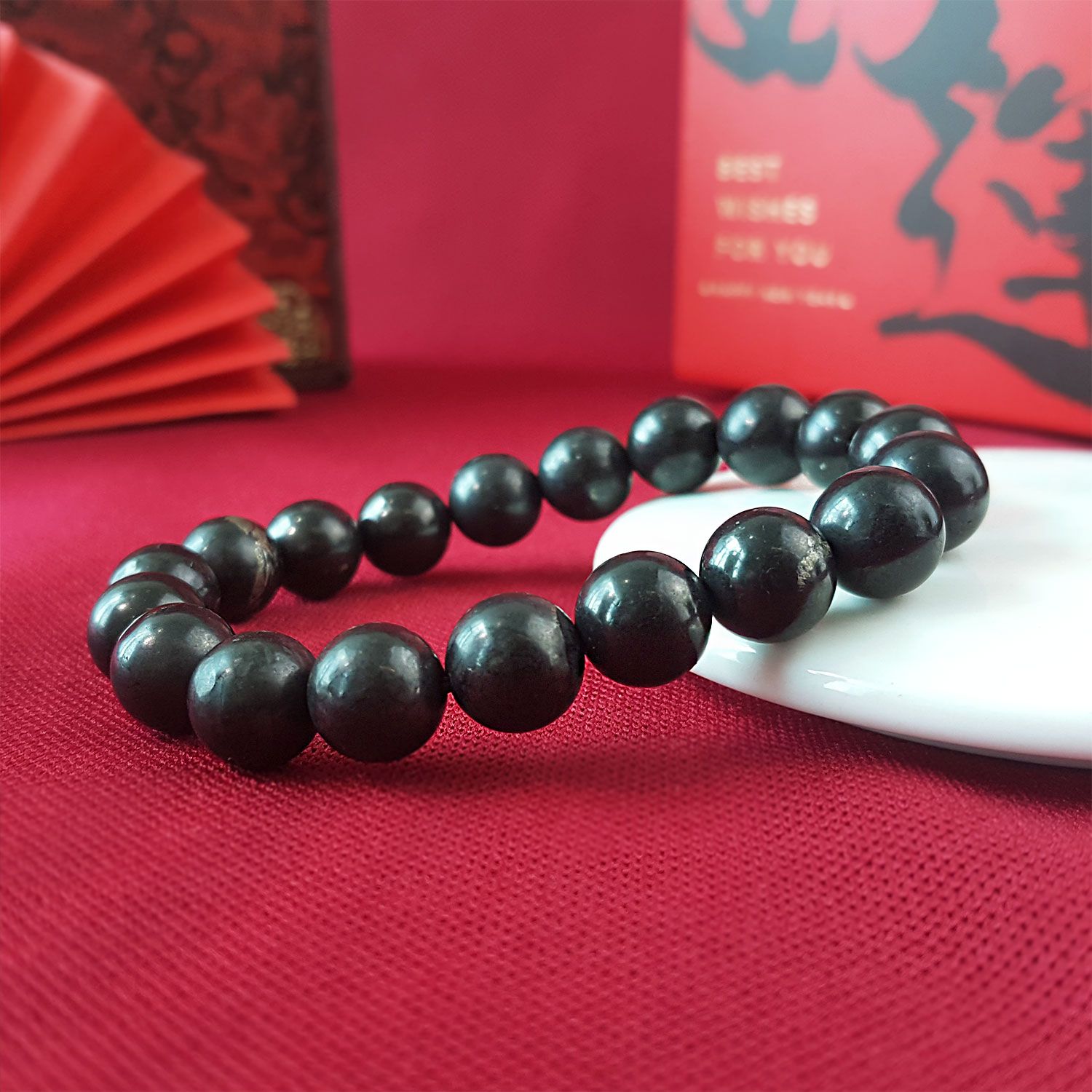 10mm 次石墨手链