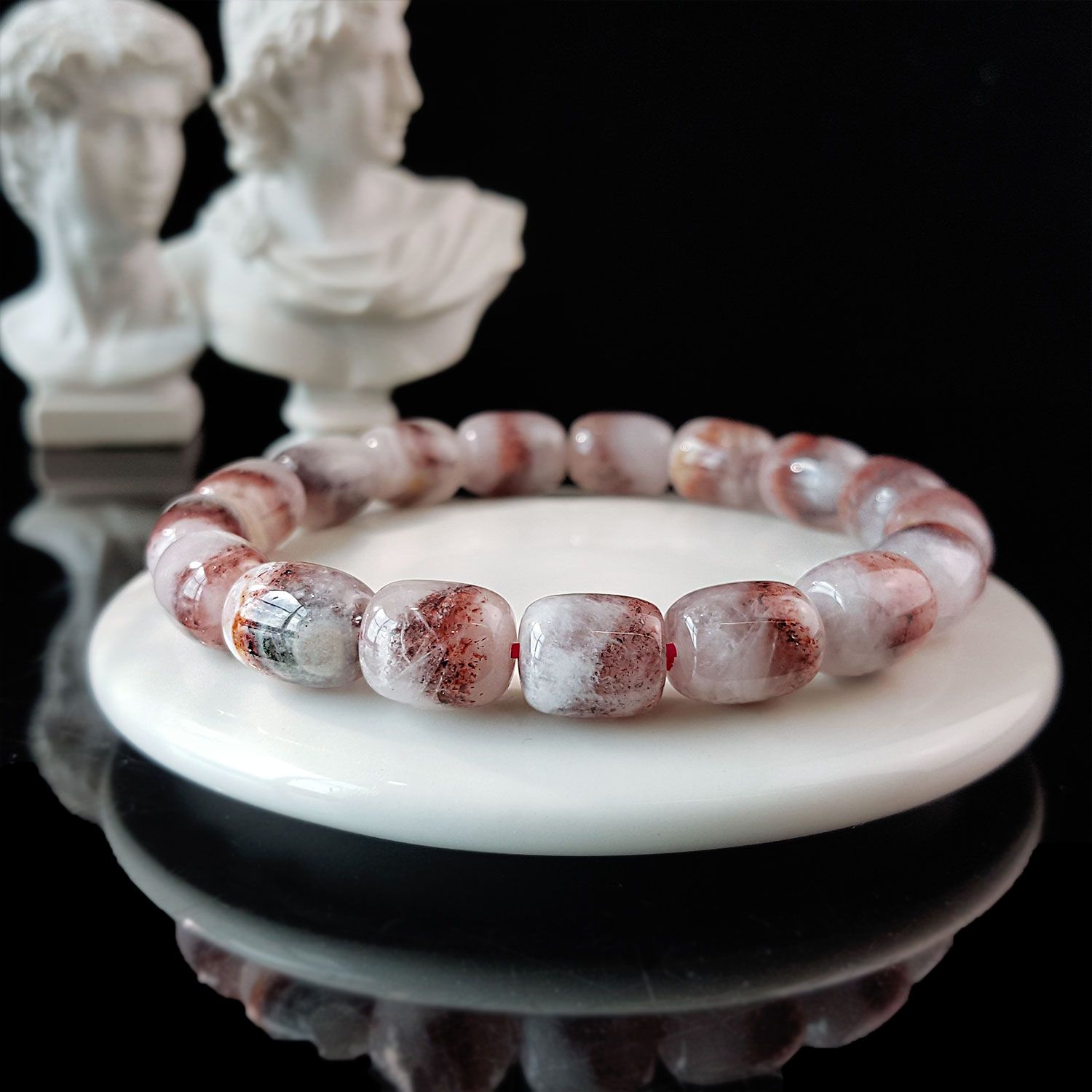 8-8.5mm 超七金草莓桶形手链