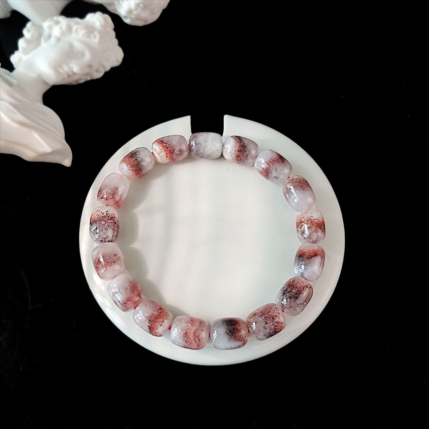 8-8.5mm 超七金草莓桶形手链