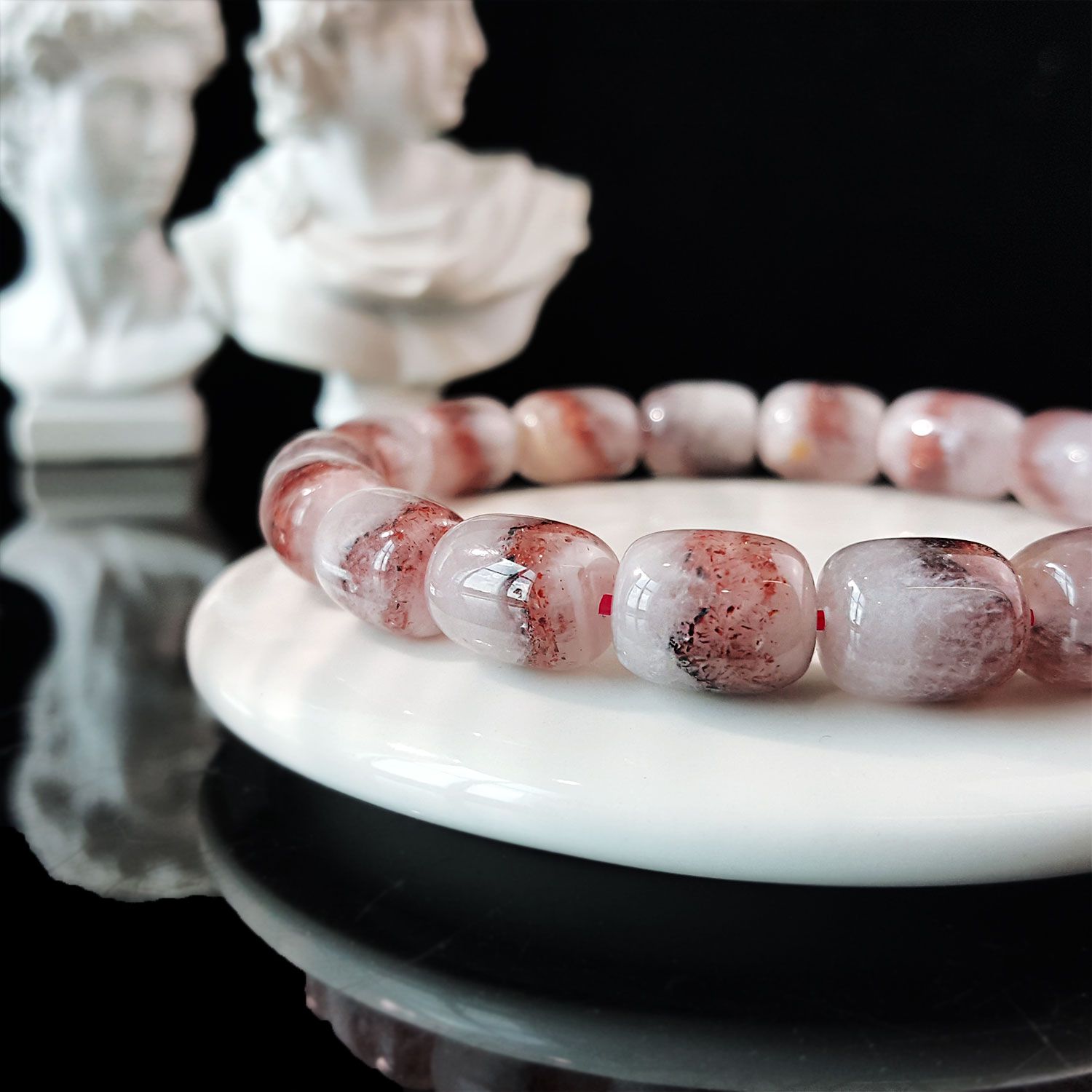 8-8.5mm 超七金草莓桶形手链