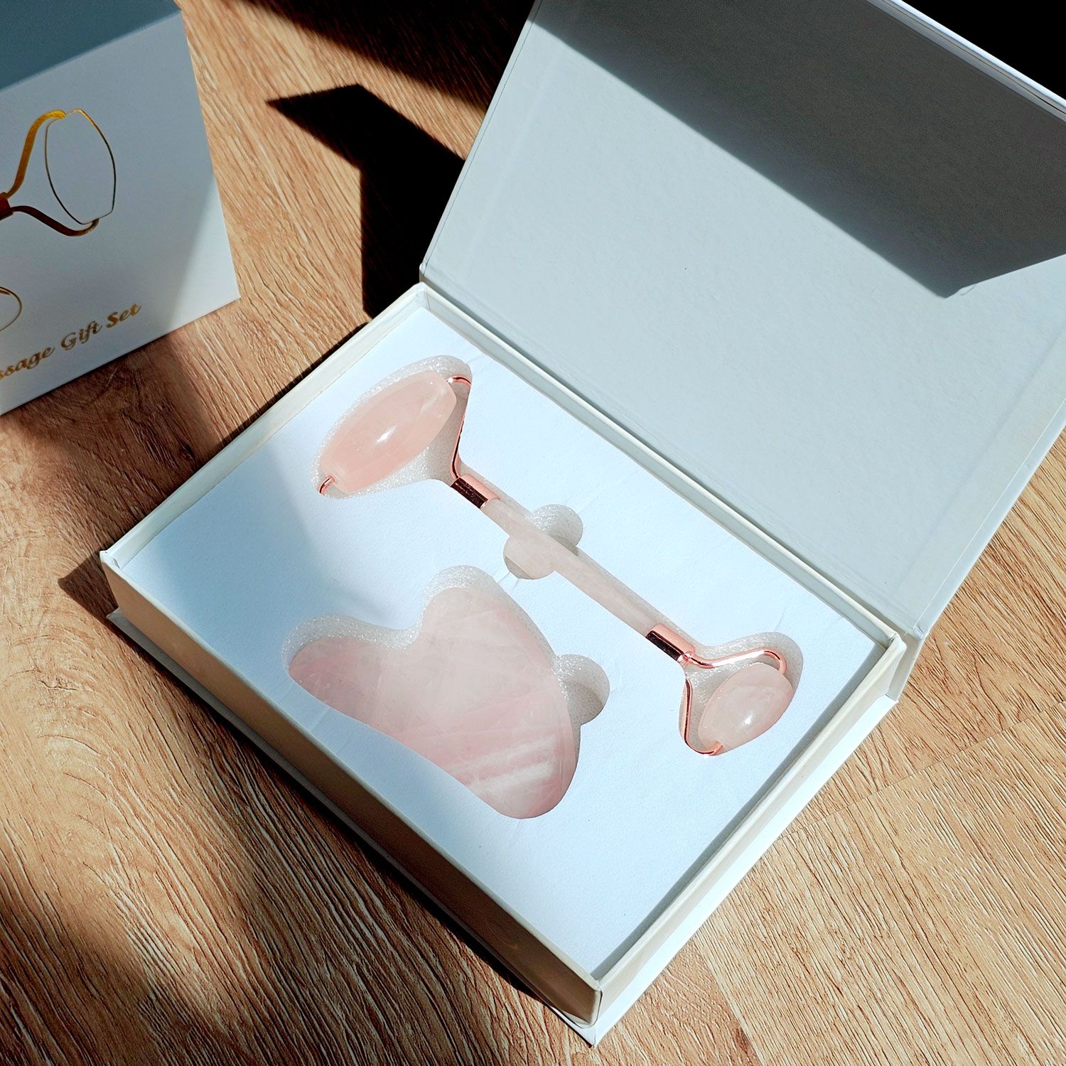 粉晶按摩棒套装