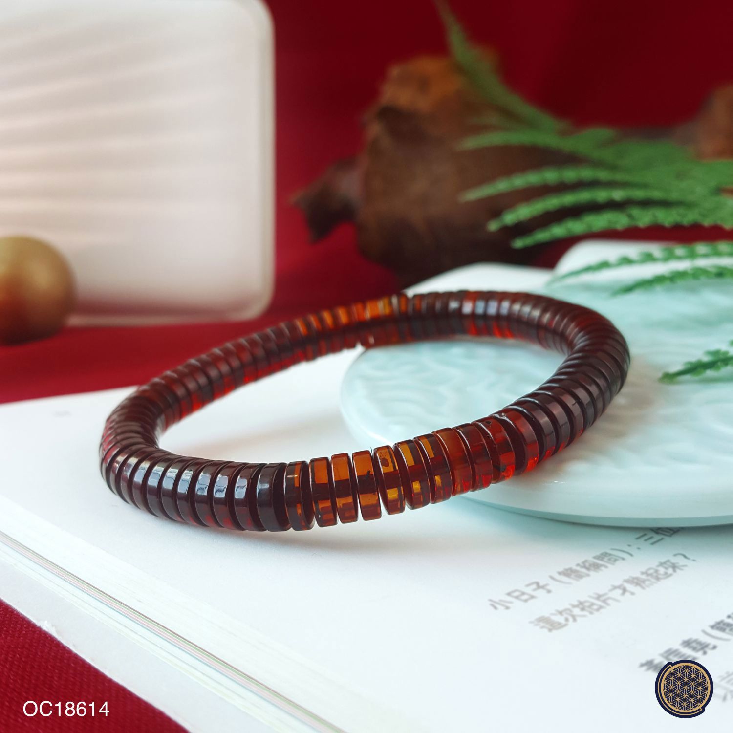 8-8.5mm 血珀叠珠手链