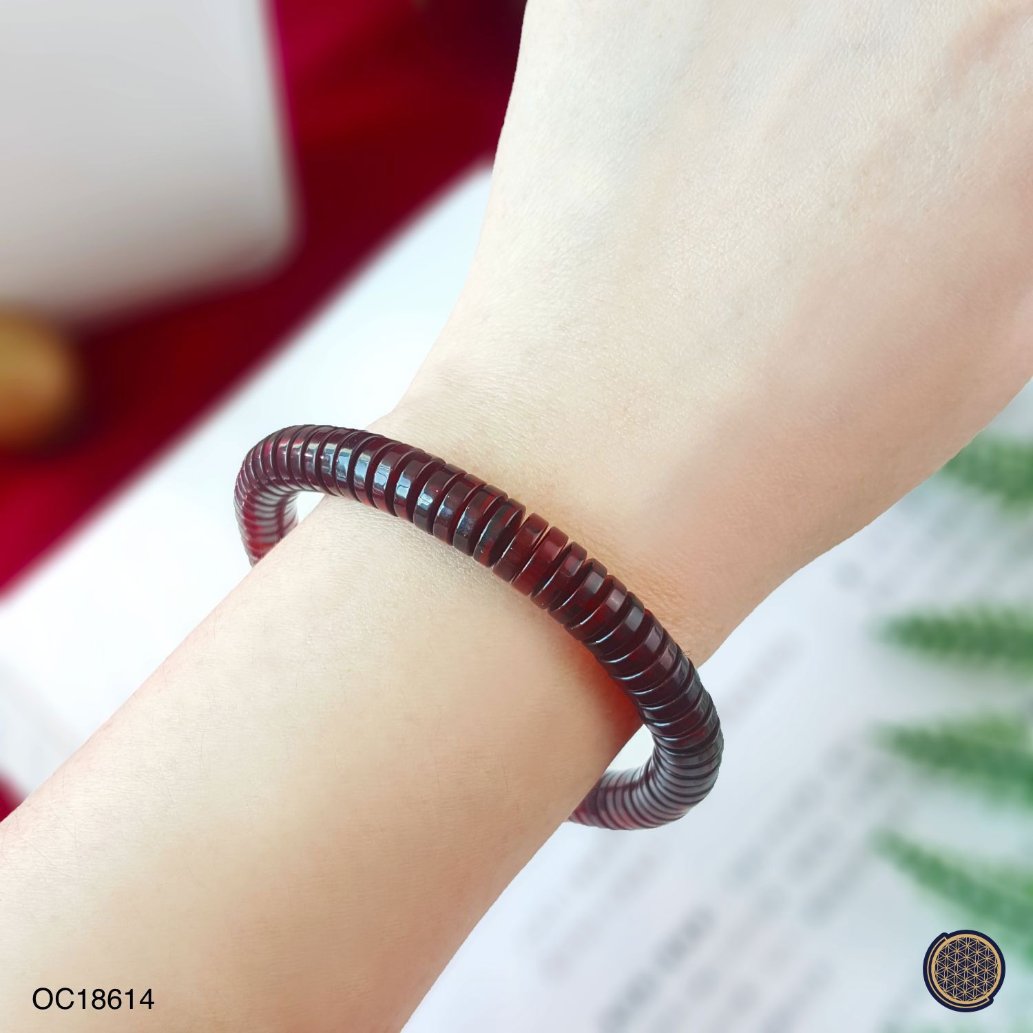 8-8.5mm 血珀叠珠手链