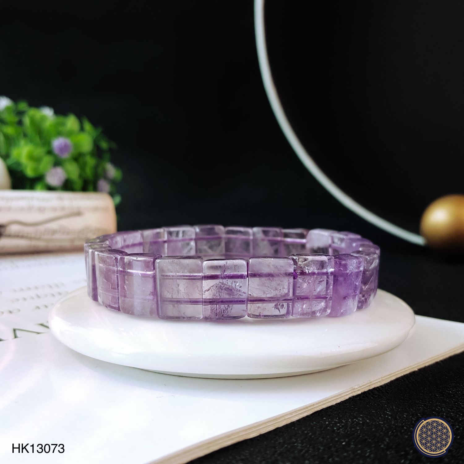 9mm x 11mm 紫水晶手排