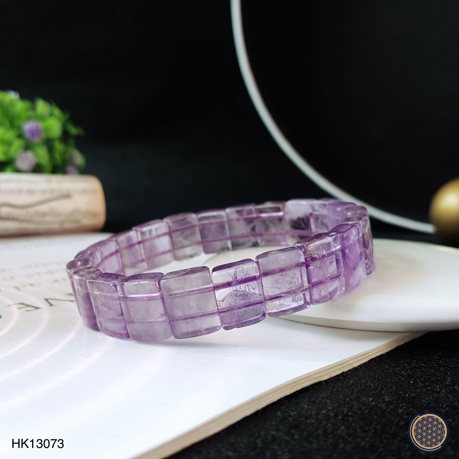 9mm x 11mm 紫水晶手排