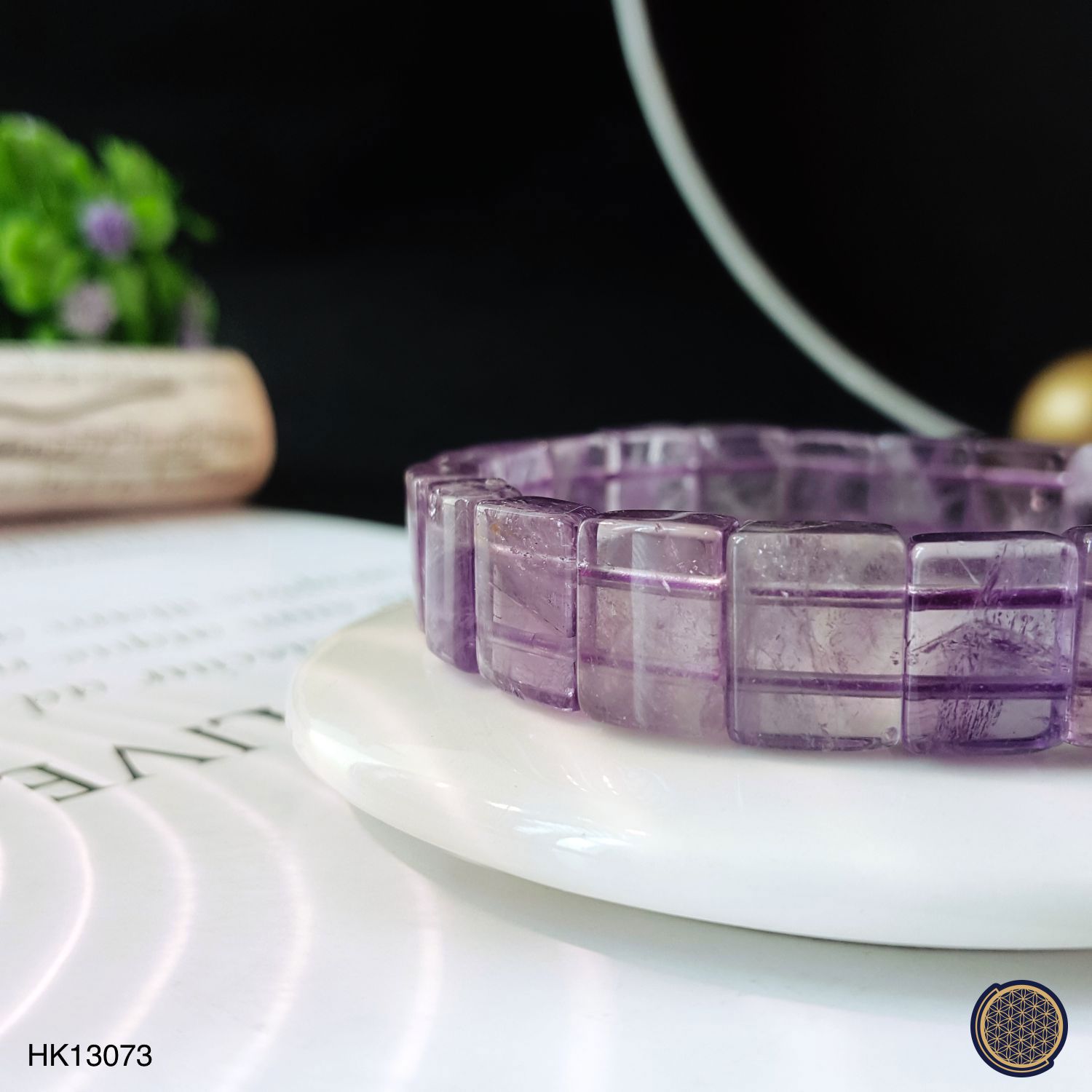 9mm x 11mm 紫水晶手排