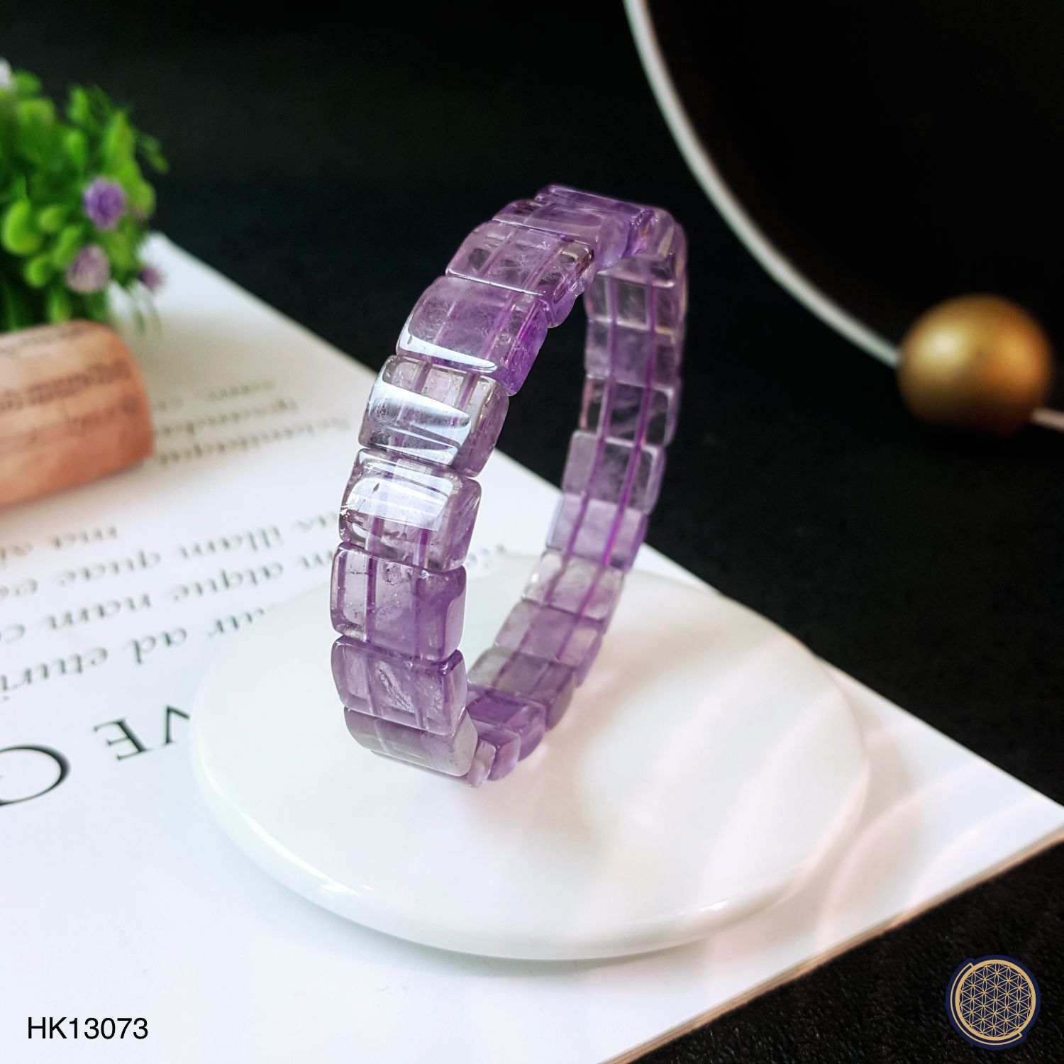 9mm x 11mm 紫水晶手排