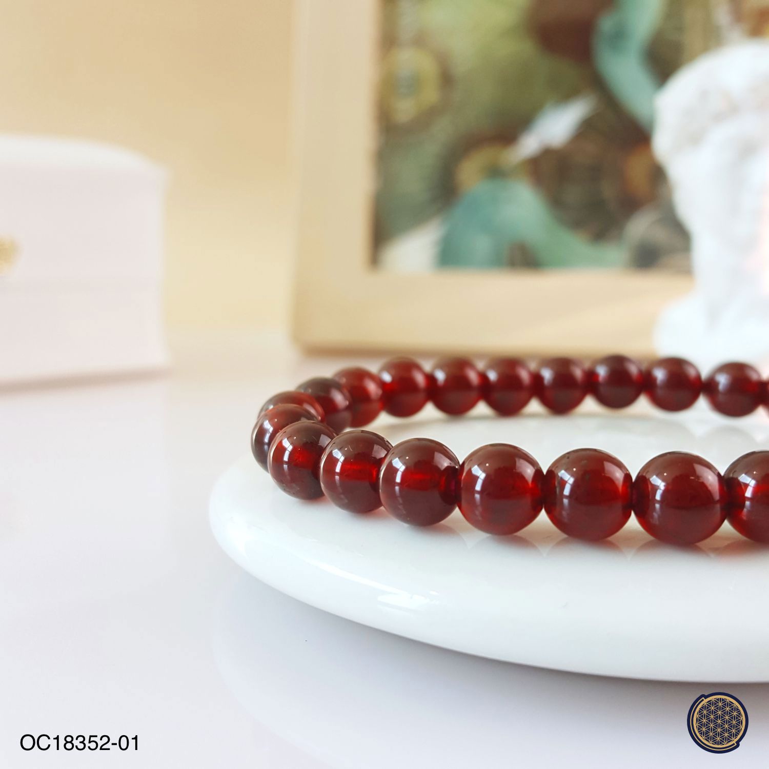 6-6.5mm 橙石榴手链