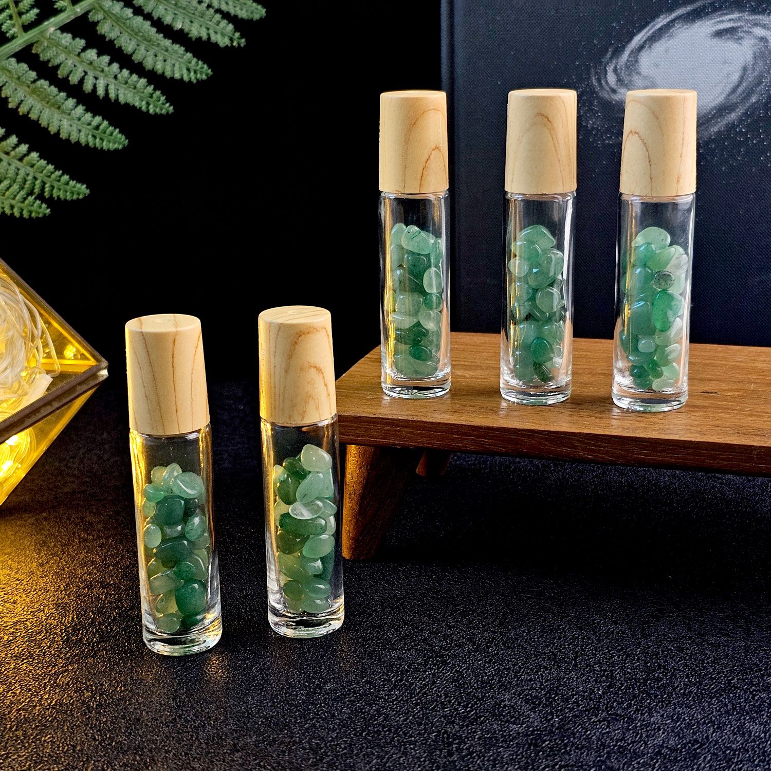 东陵玉能量滚轮瓶