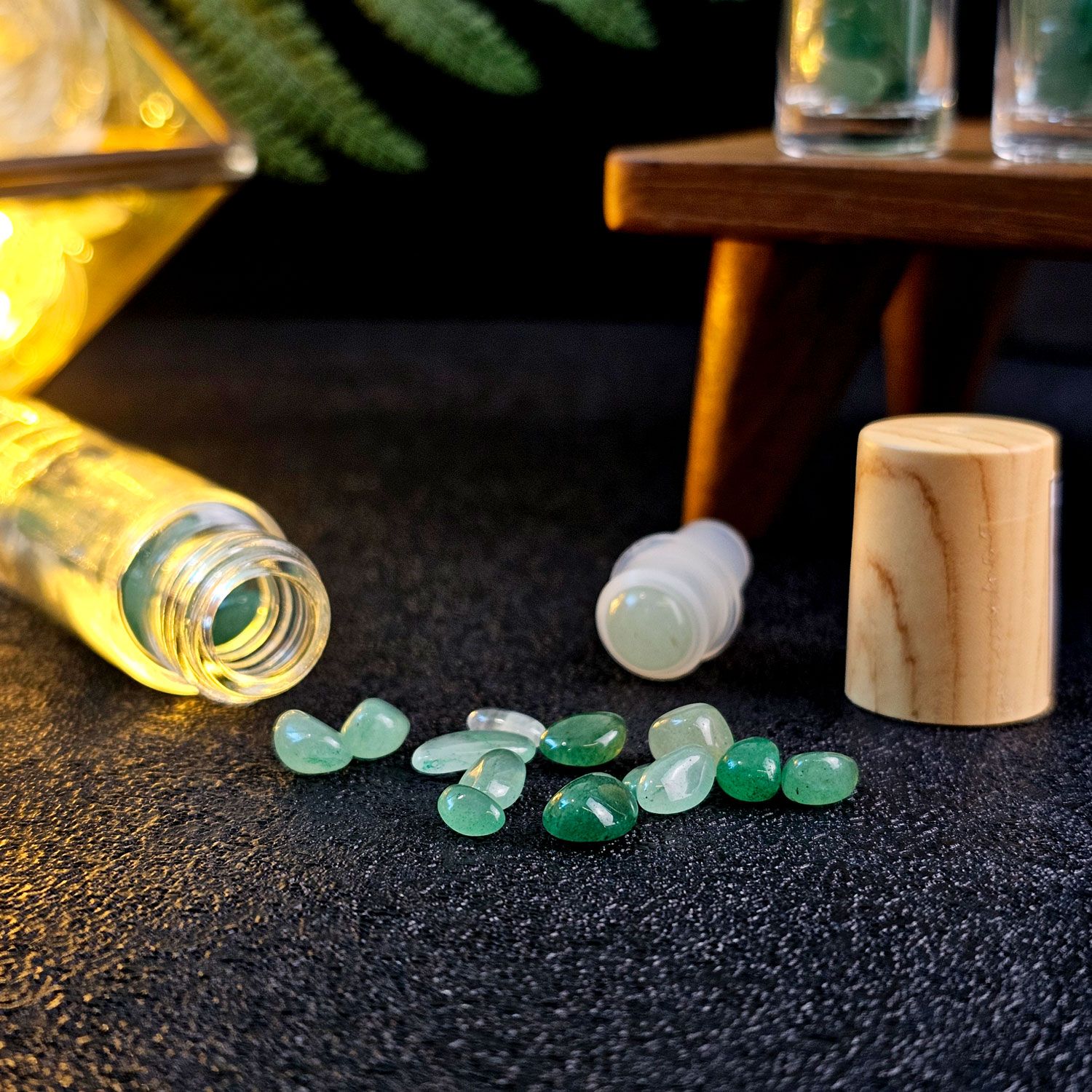 东陵玉能量滚轮瓶