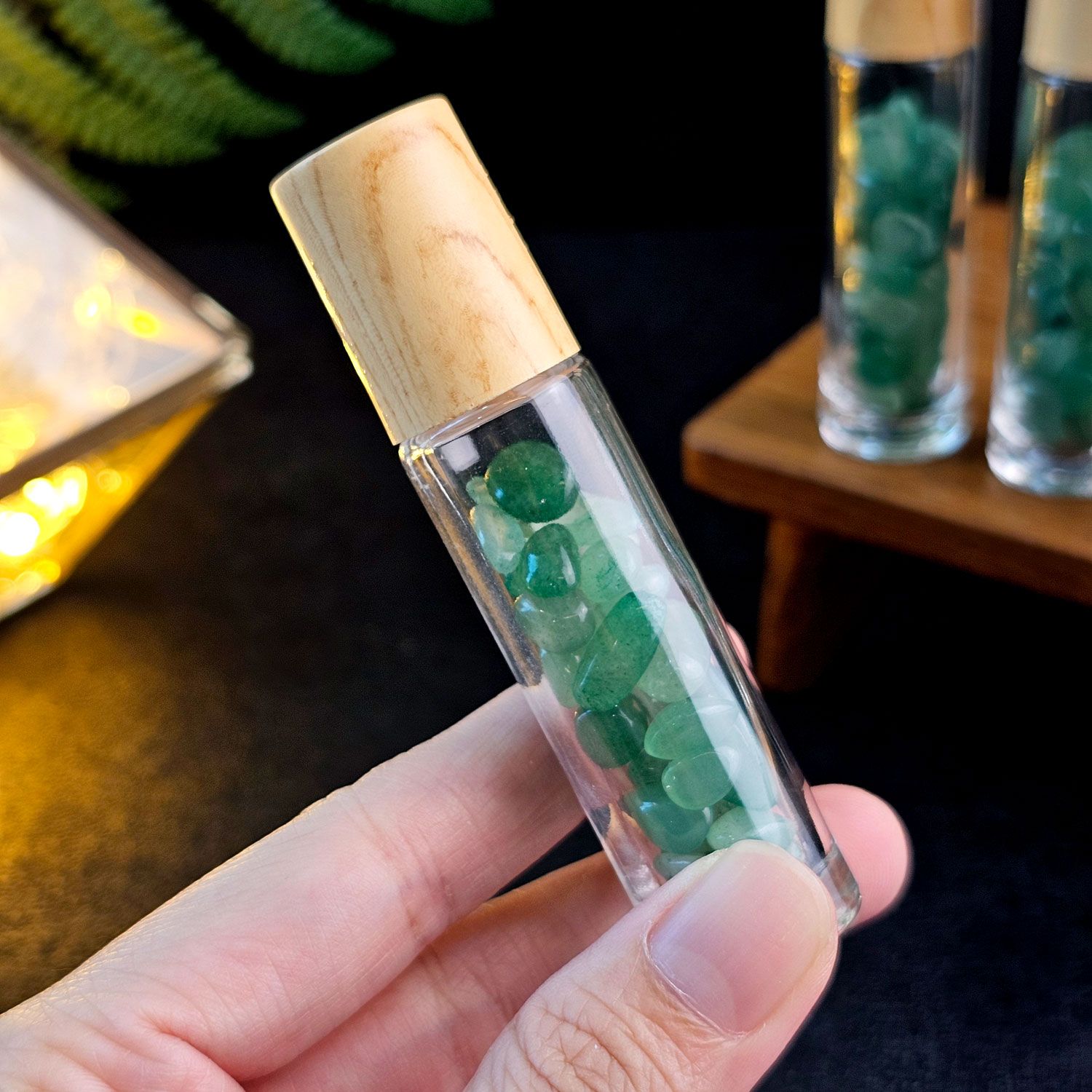 东陵玉能量滚轮瓶