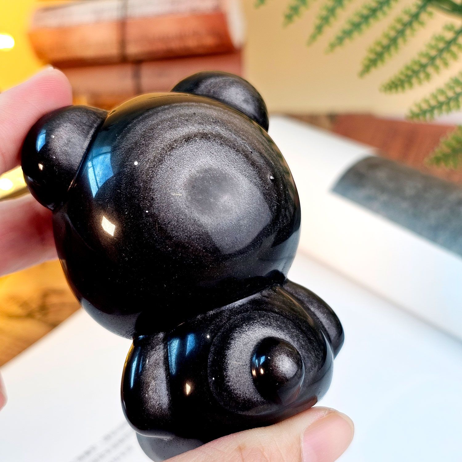 银曜石拉布布摆件(大) - 蝴蝶结