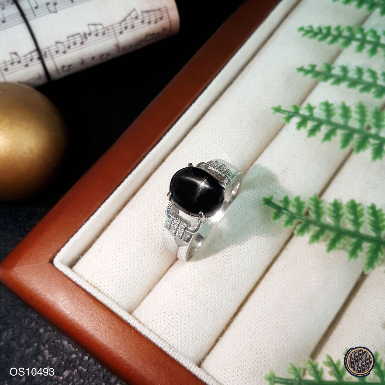 黑星石戒指