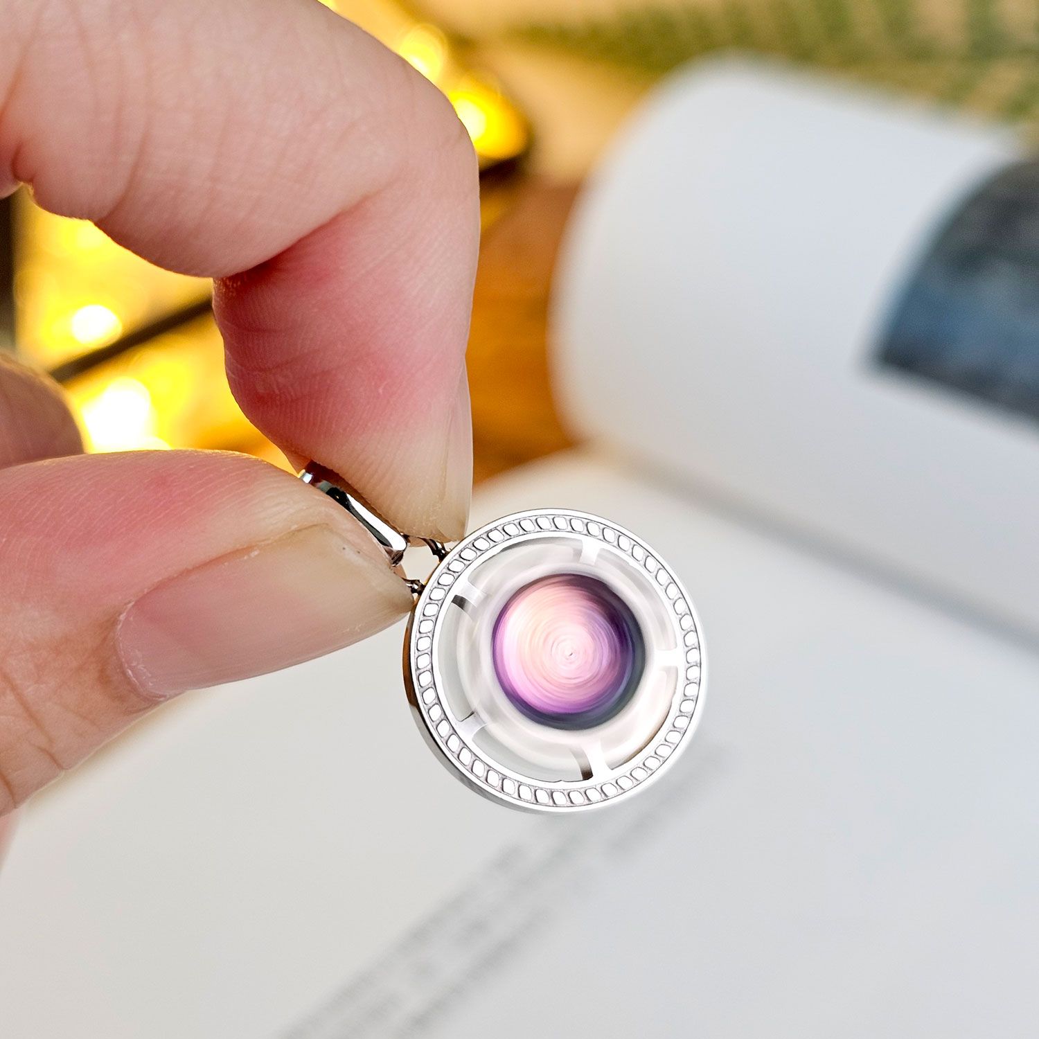 10mm 幻彩天铁星星旋转吊坠