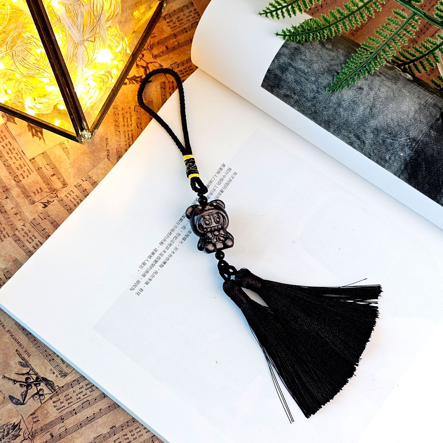 银曜石拉布布吊饰