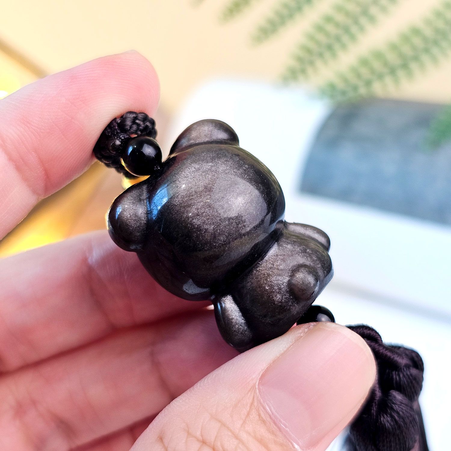 银曜石拉布布吊饰