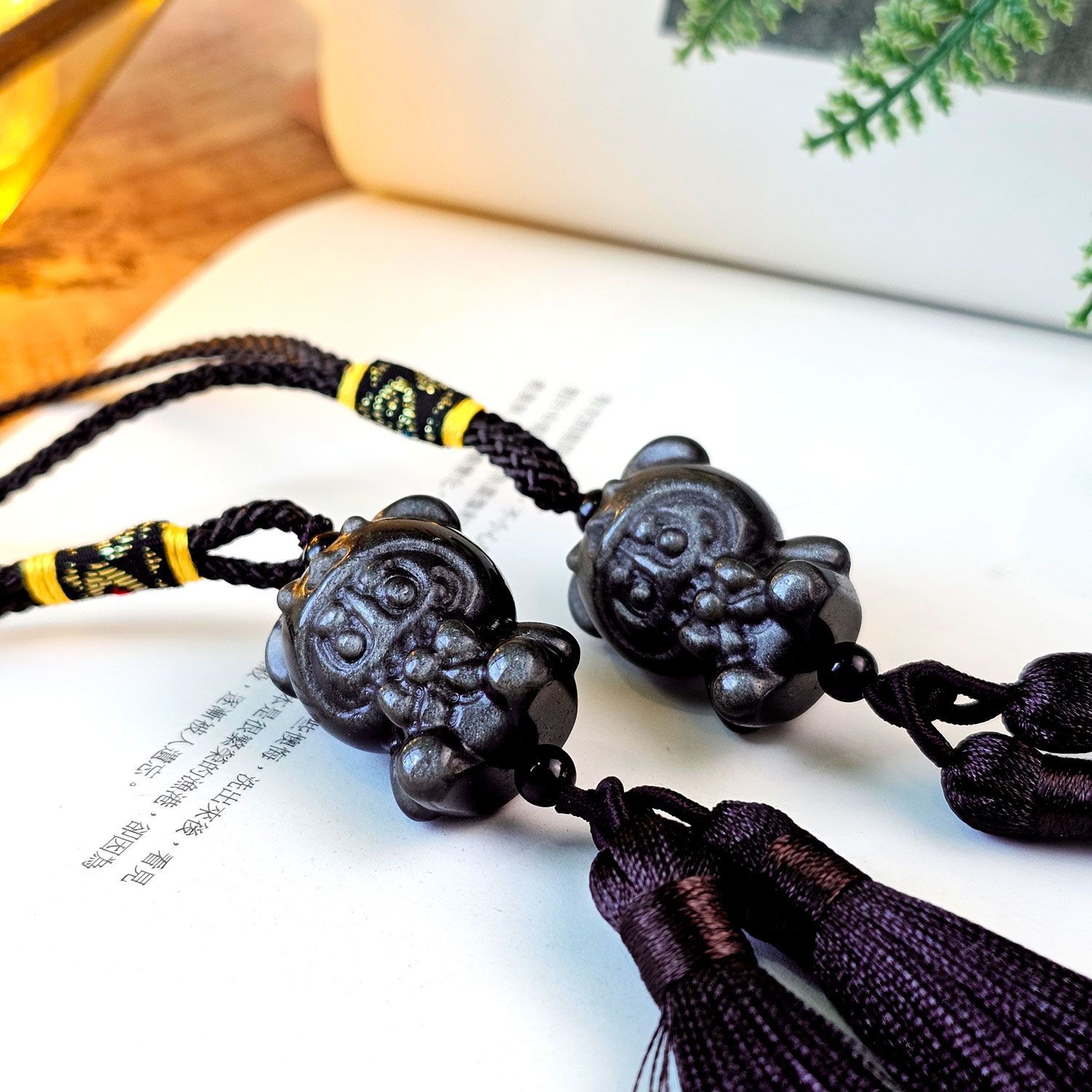 银曜石拉布布吊饰