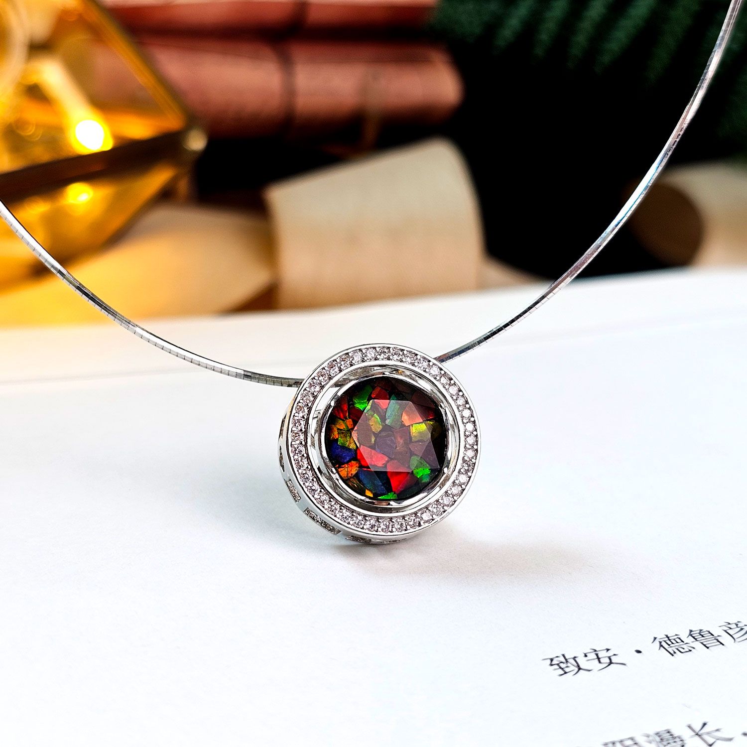 12mm 加拿大斑彩大卫星拼图镶嵌宇宙花旋转配件