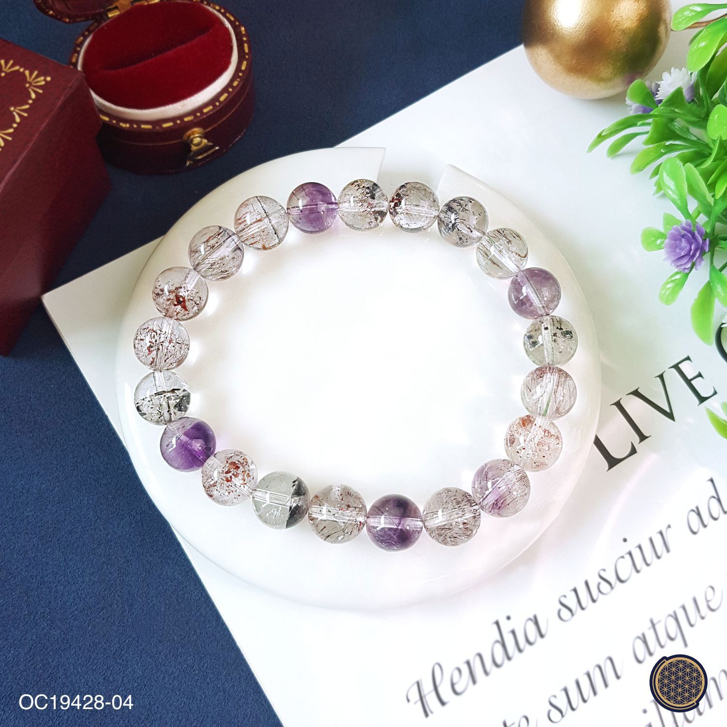 9-9.5mm 顶级透体超七手链