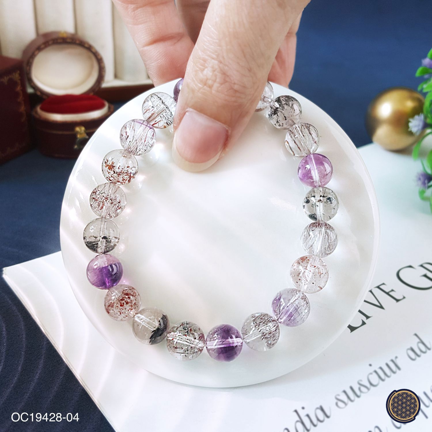 9-9.5mm 顶级透体超七手链