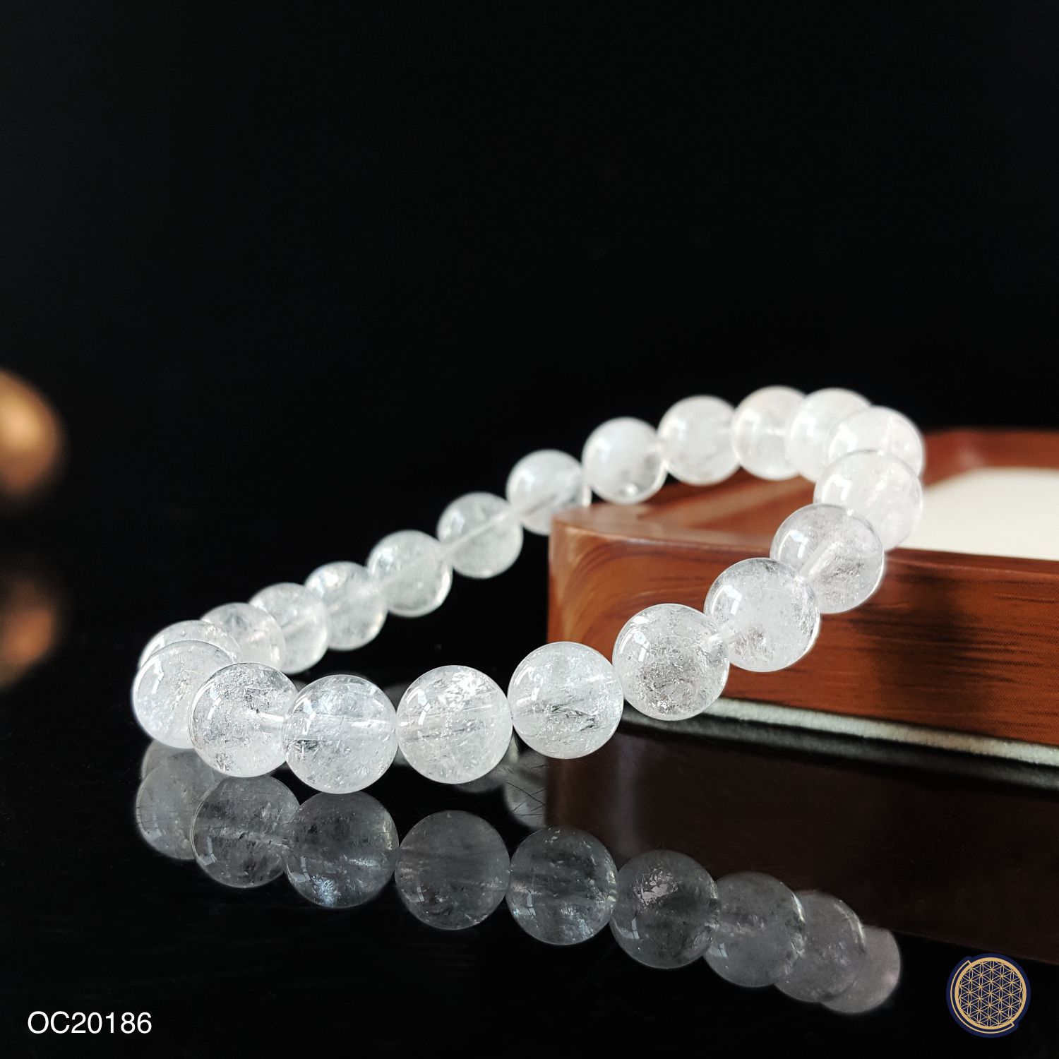 9mm 白阿赛斯特莱手链