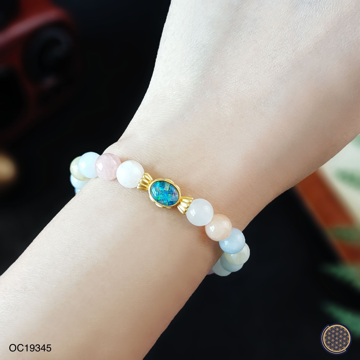 澳宝拼图糖果纯银镀金配件